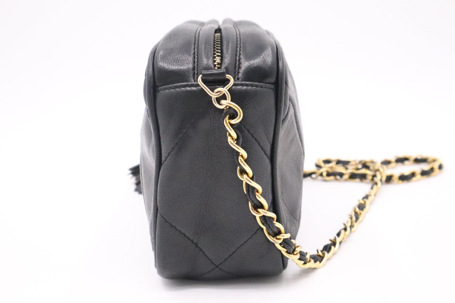 Chanel Camera Black Small Leather Crossbody Bag