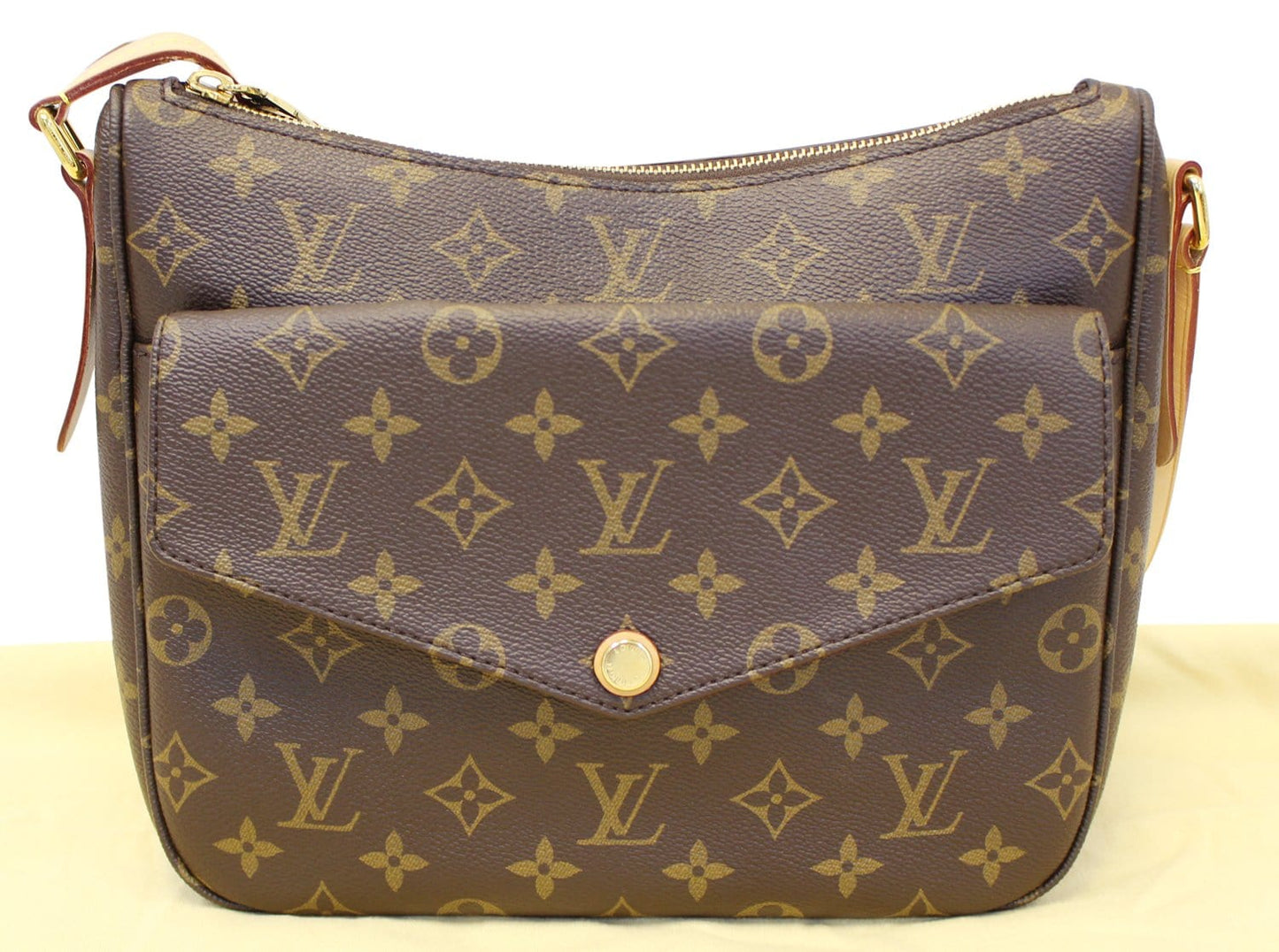 Louis Mabillon Shoulder Crossbody Bag Canvas Monogram