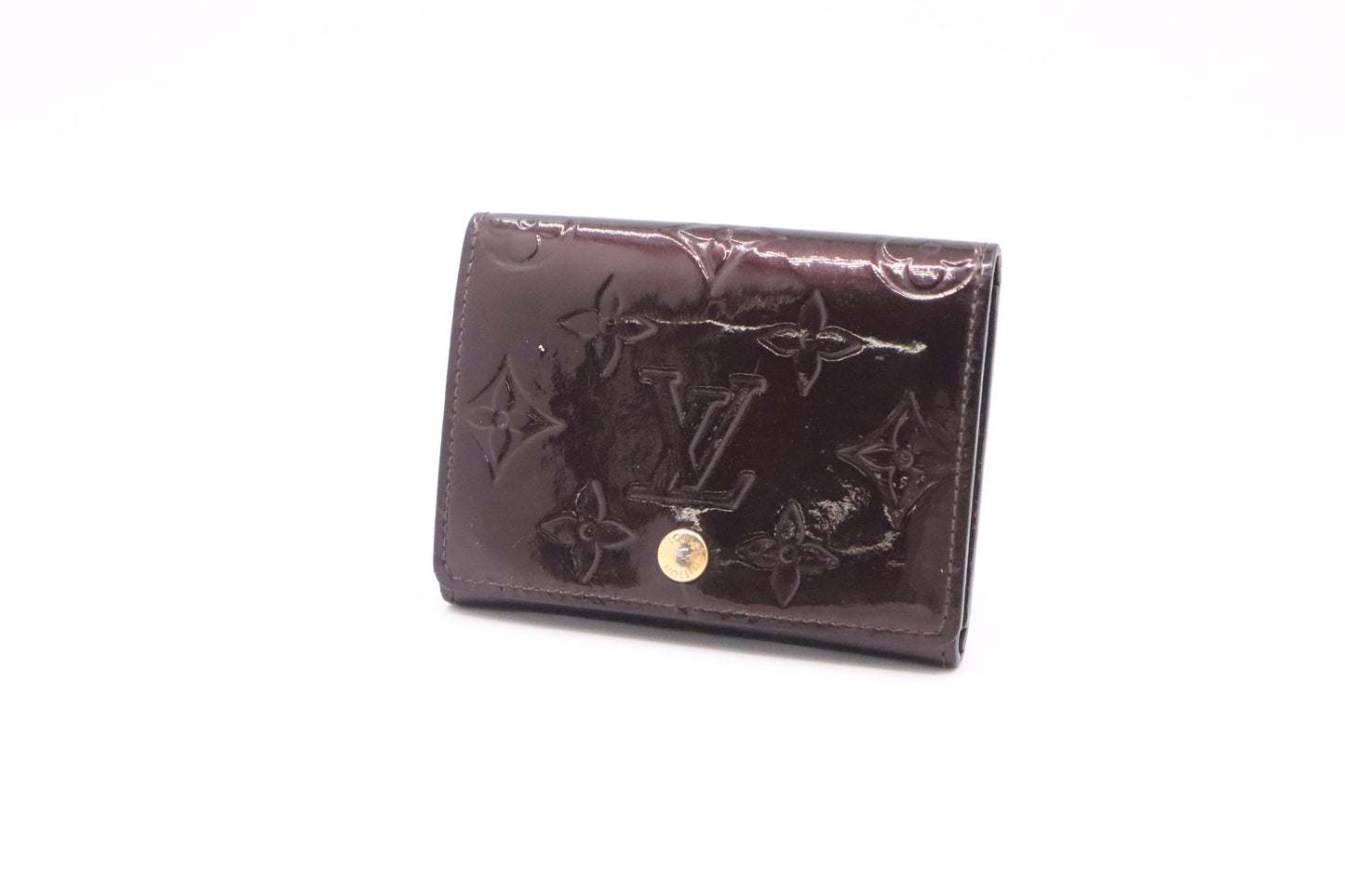 Louis Vuitton Coin Amarante Vernis Leather Handbag