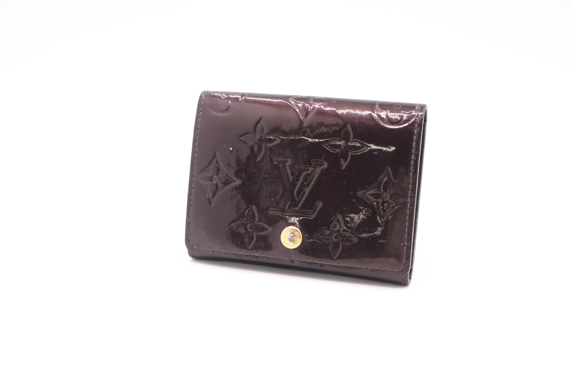 Louis Vuitton Coin Amarante Vernis Leather Handbag