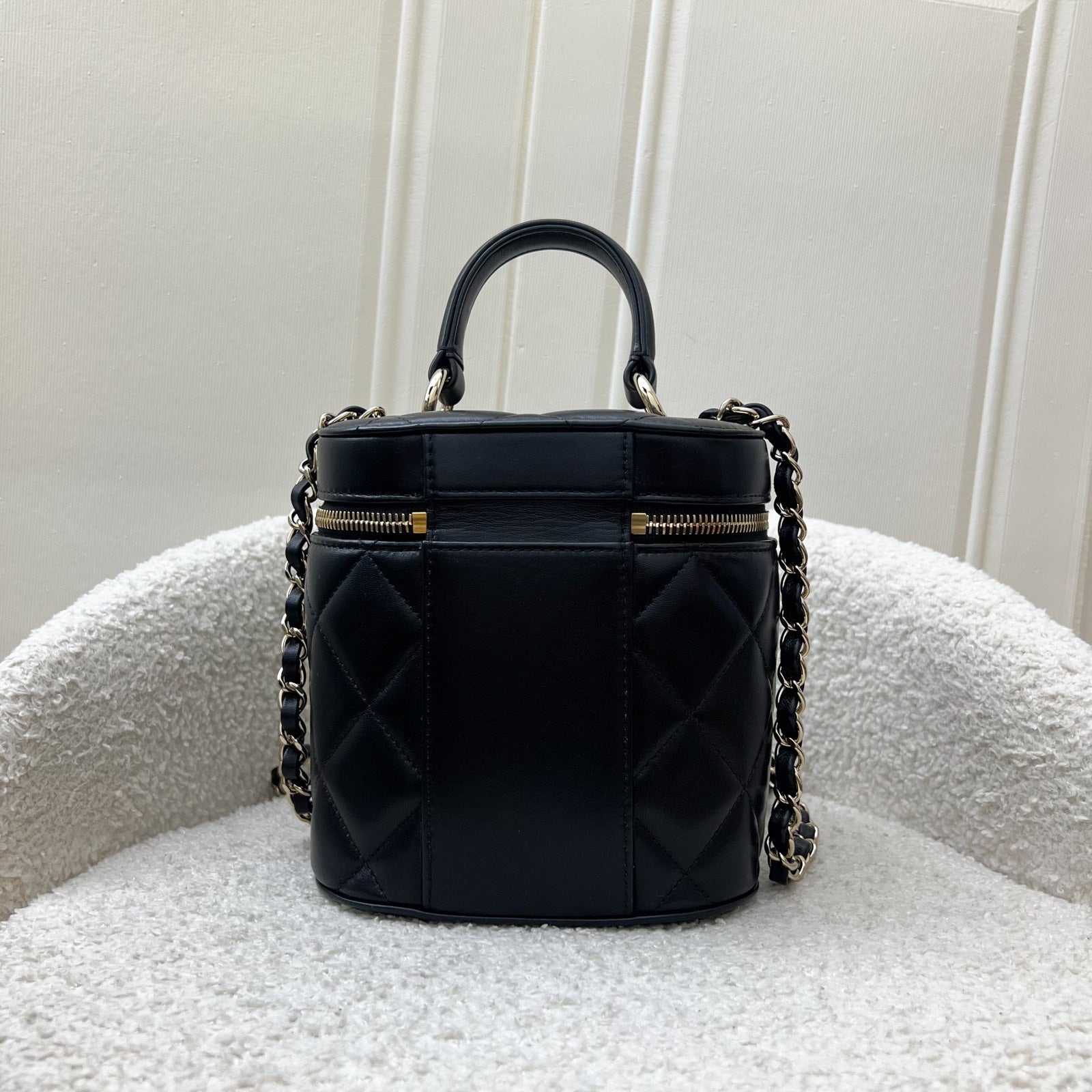 Chanel Trendy CC Vanity in Black Lambskin and Lghw ( ) Handbag