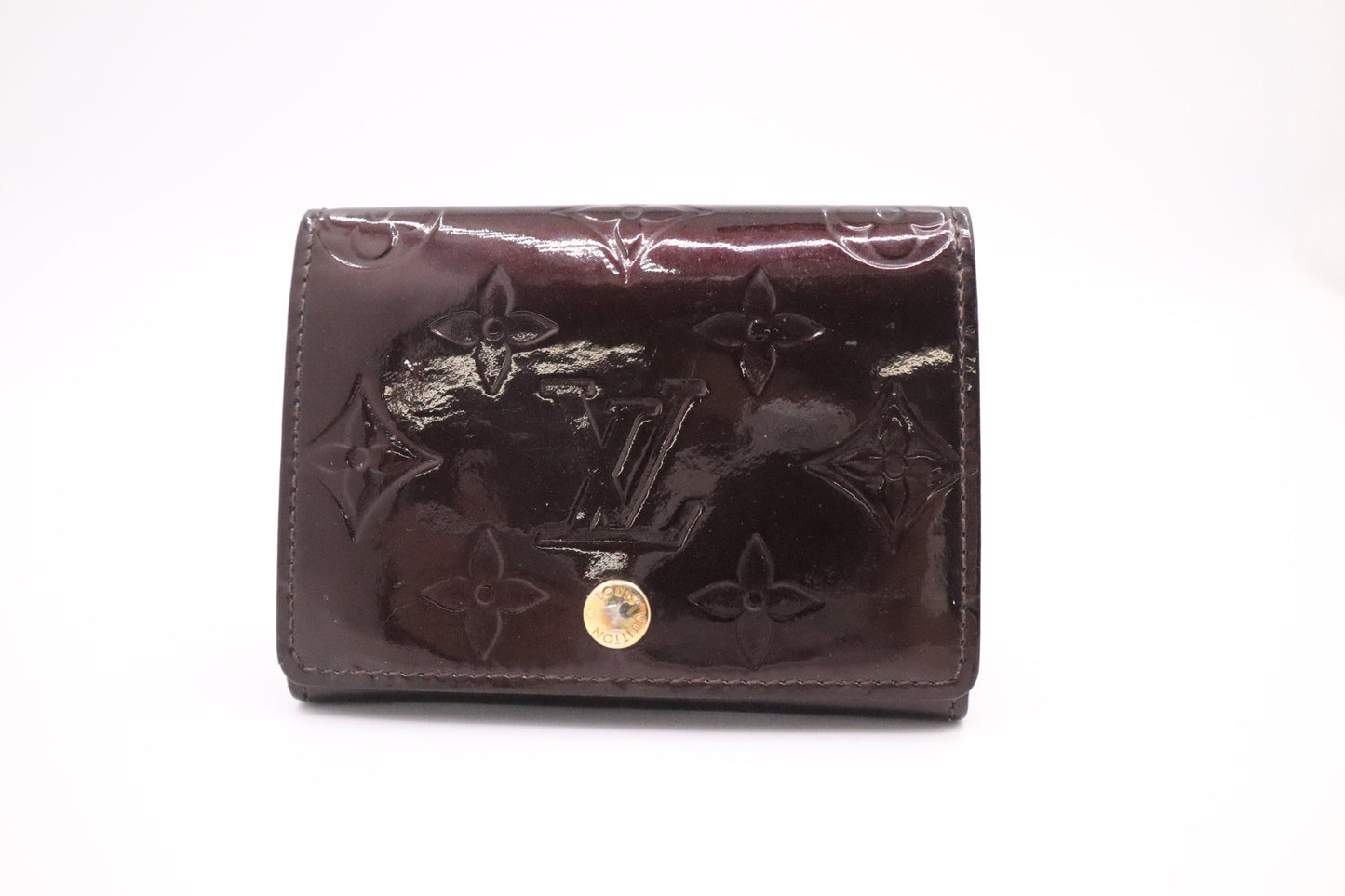 Louis Vuitton Coin Amarante Vernis Leather Handbag