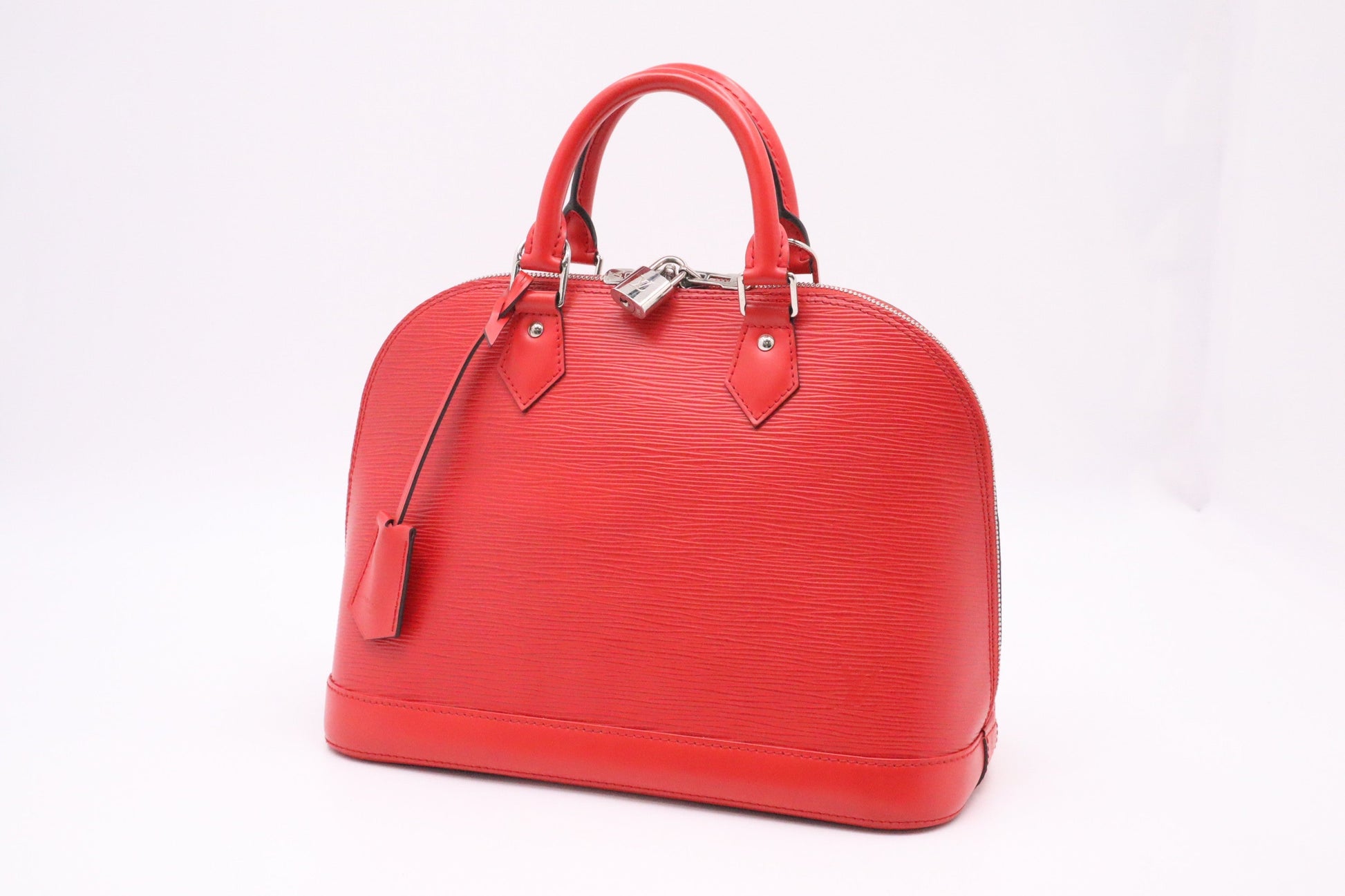 Louis Vuitton Alma PM Piment Epi Leather Red Handbag