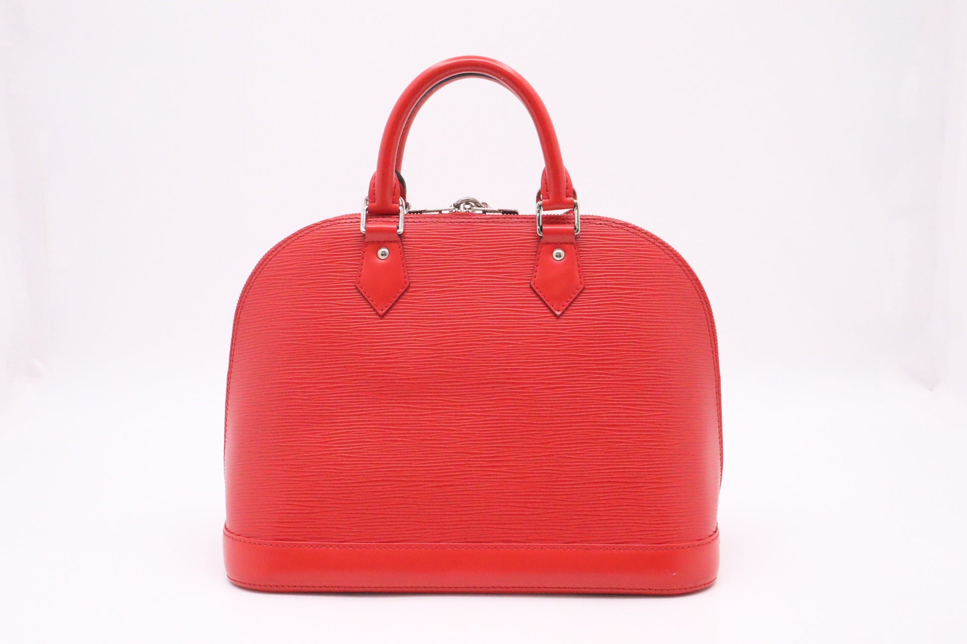 Louis Vuitton Alma PM Piment Epi Leather Red Handbag