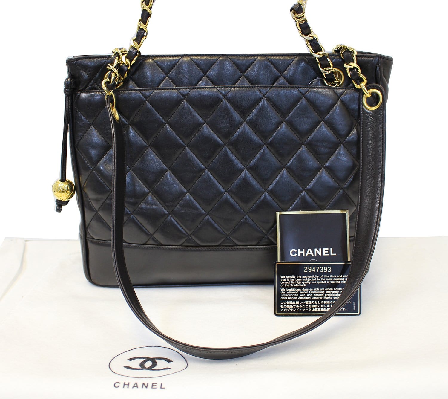 Chanel Shoulder Bag Black Chain