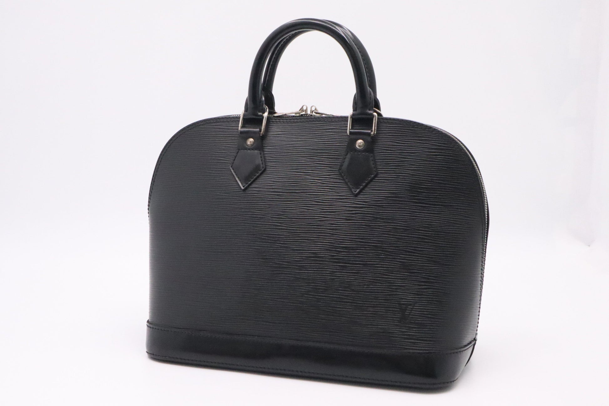 Louis Vuitton Alma Epi Leather Black Handbag