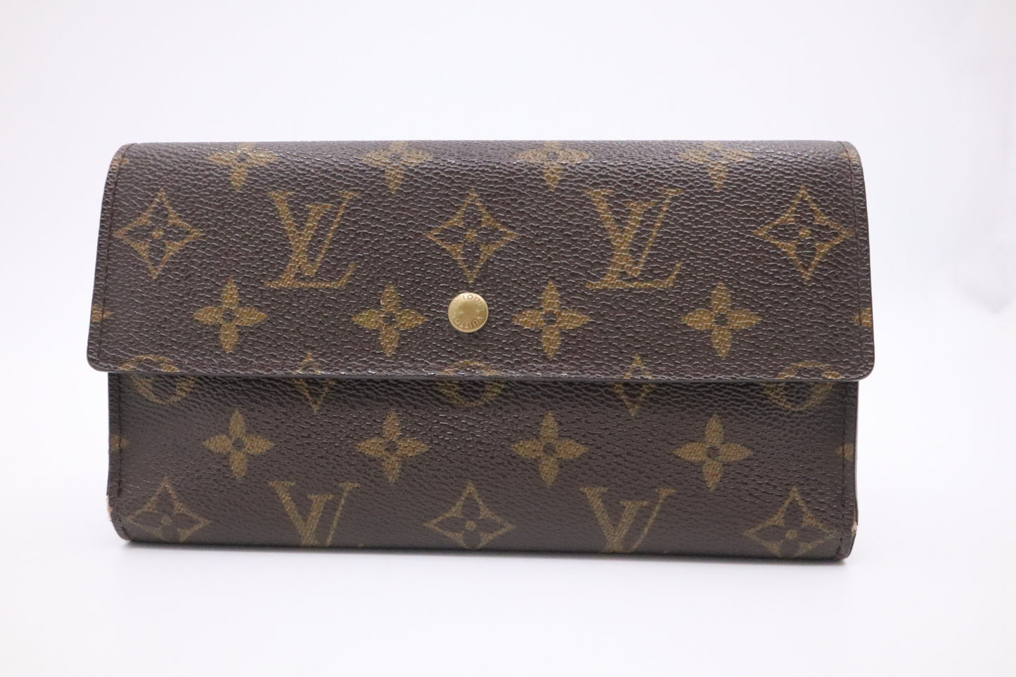 Louis Vuitton International Monogram Canvas Wallet Case Canvas 4