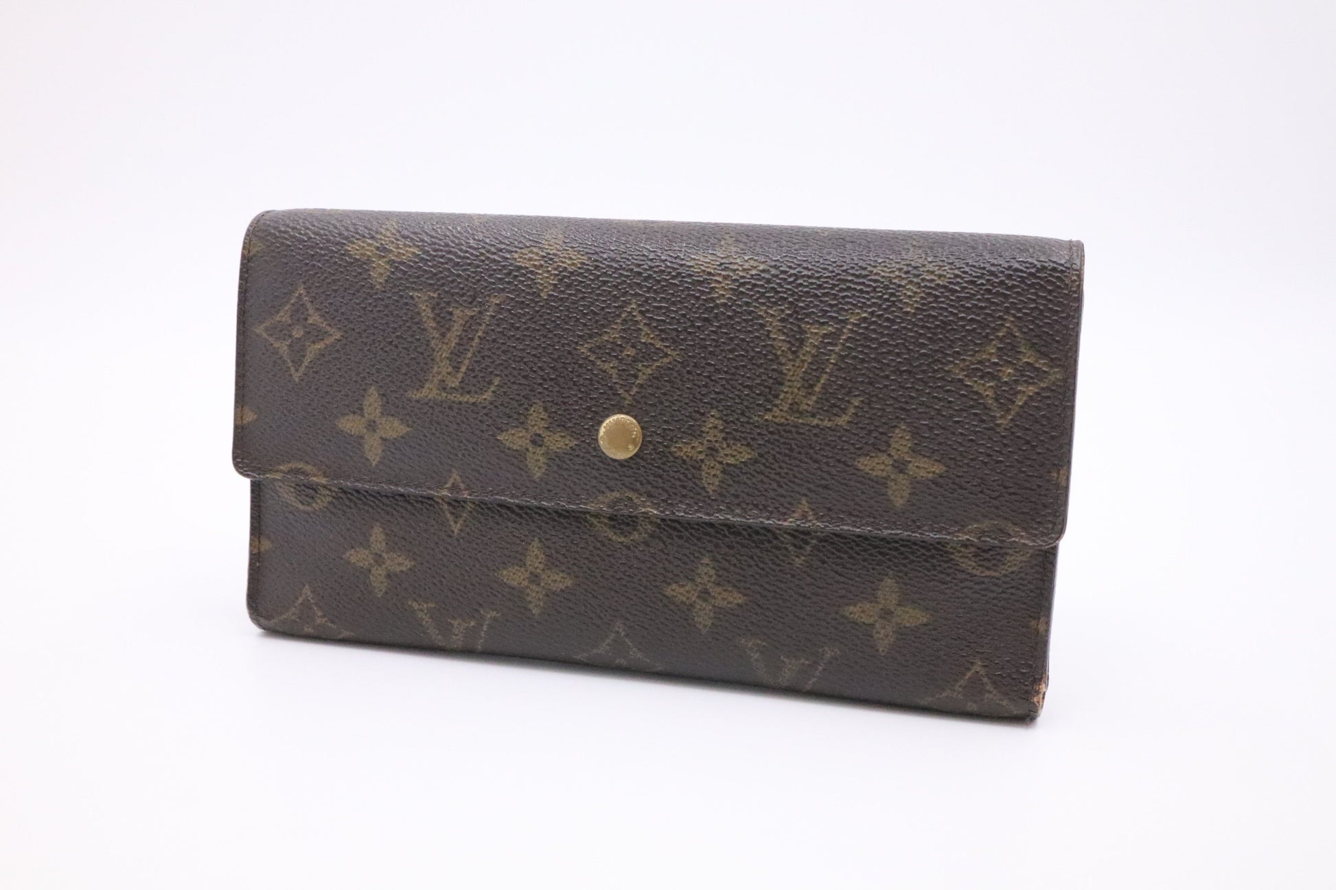 Louis Vuitton international Monogram Canvas Wallet Case Canvas 2