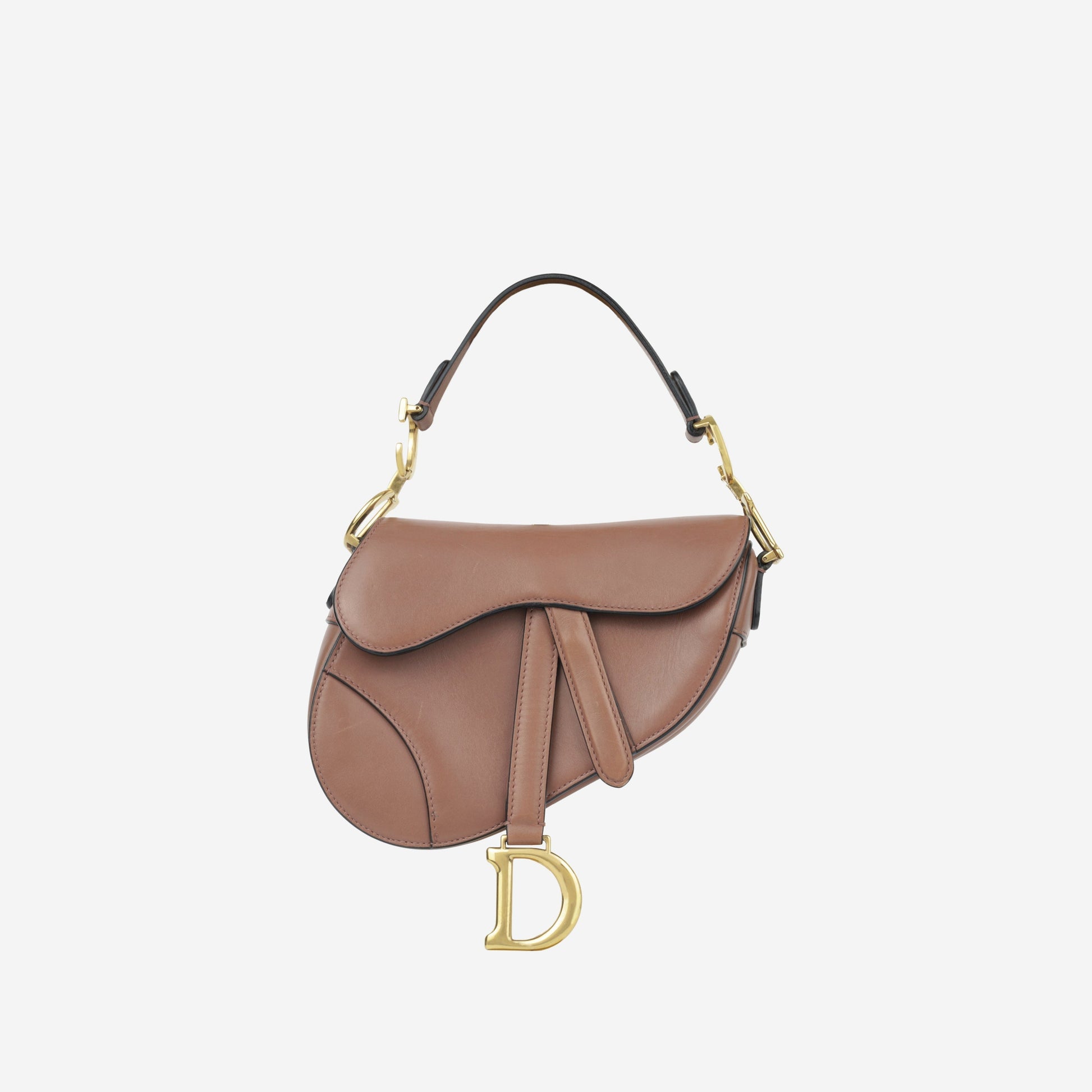 Dior Christian Saddle Bag Mini Shoulder Bag Pink Ghw 2018