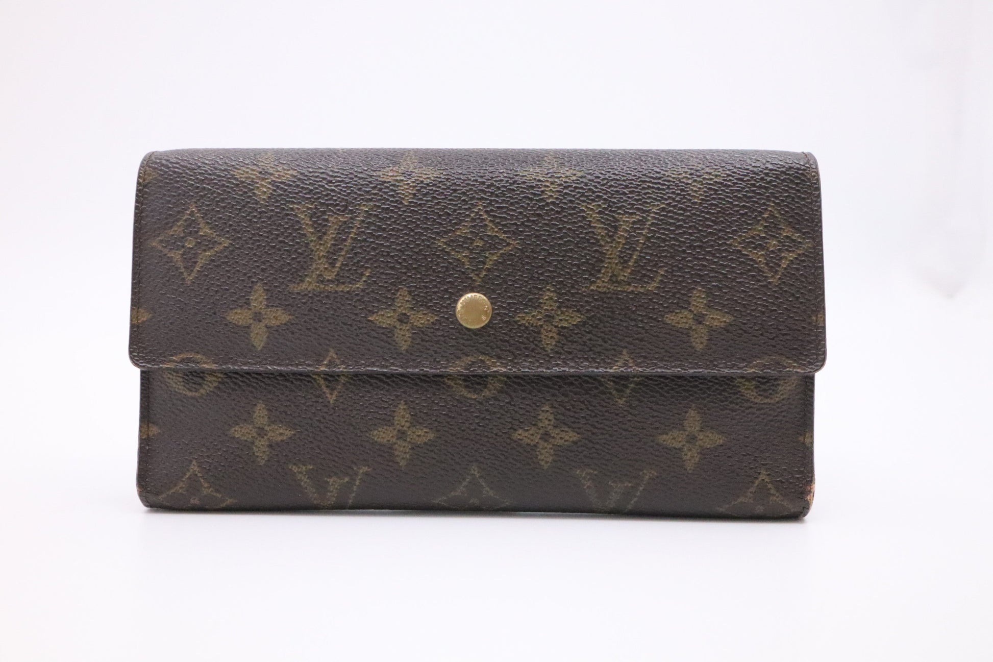 Louis Vuitton international Monogram Canvas Wallet Case Canvas 2