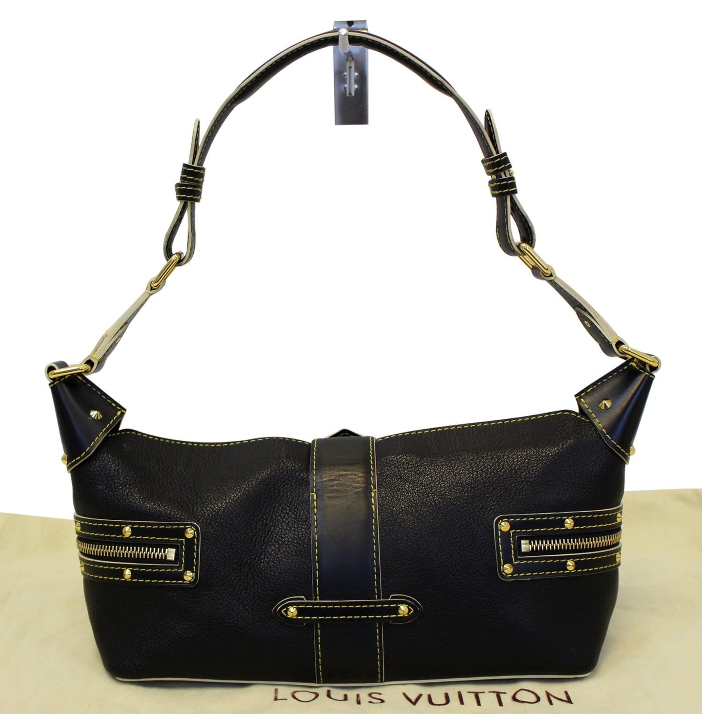 Louis Suhali Impetueux Shoulder Bag Leather Black