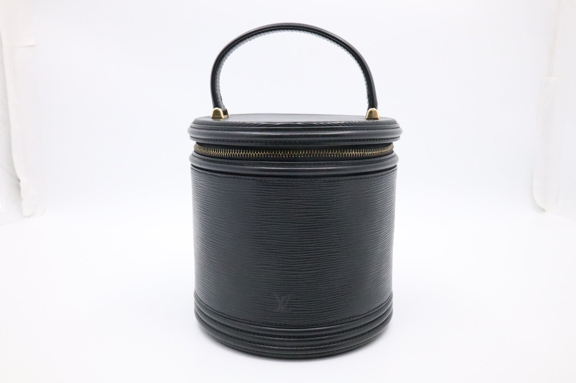 Louis Vuitton Cannes Epi Leather Black Handbag Leather 1