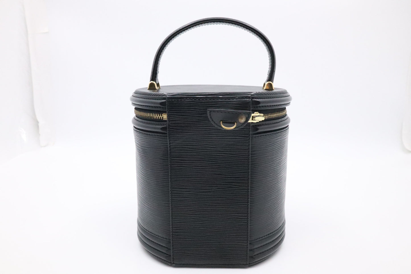 Louis Vuitton Cannes Epi Leather Black Handbag Leather 1