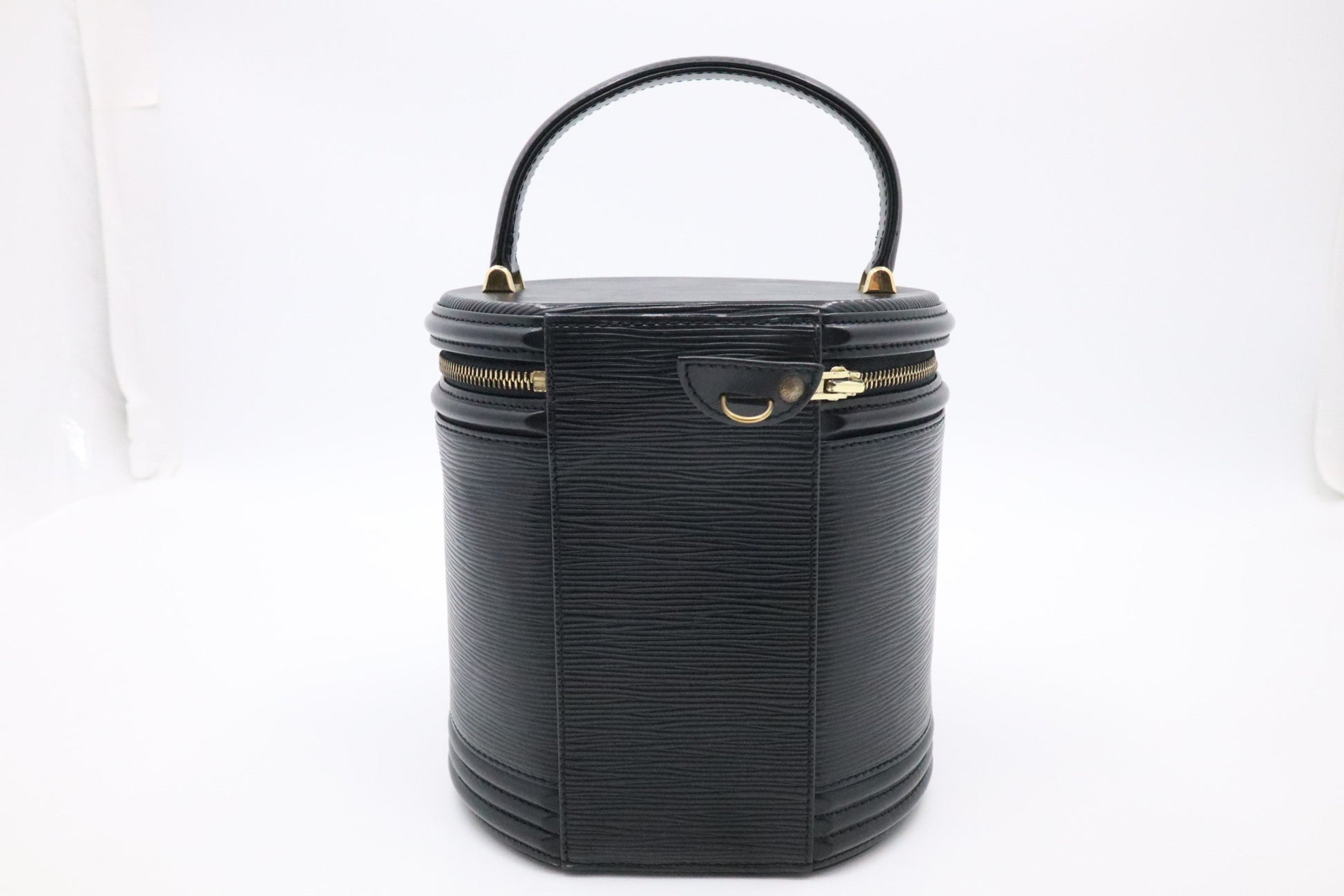 Louis Vuitton Cannes Epi Leather Black Handbag Leather 1