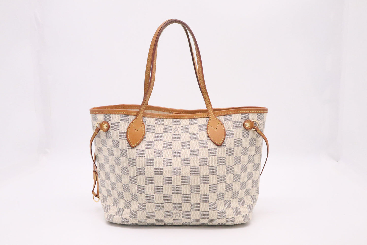Louis Vuitton Neverfull PM Azur Damier Canvas Tote Bag Canvas 1