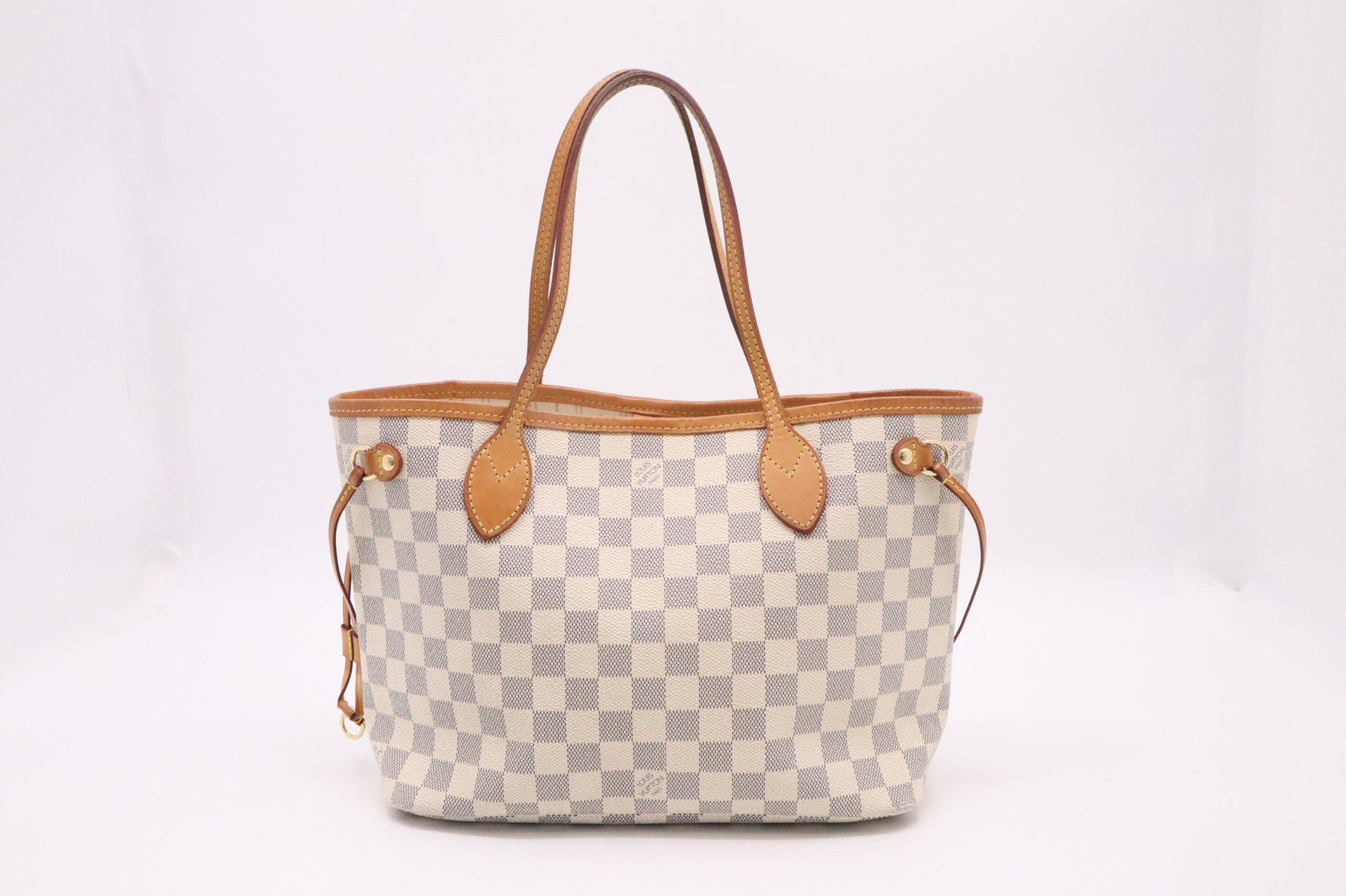 Louis Vuitton Neverfull PM Azur Damier Canvas Tote Bag Canvas 1