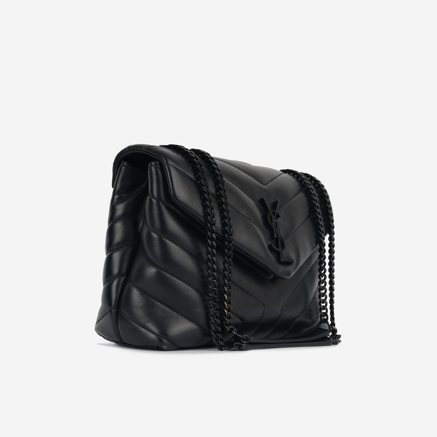 YSL Saint Laurent Lou So Crossbody Bag Black Small