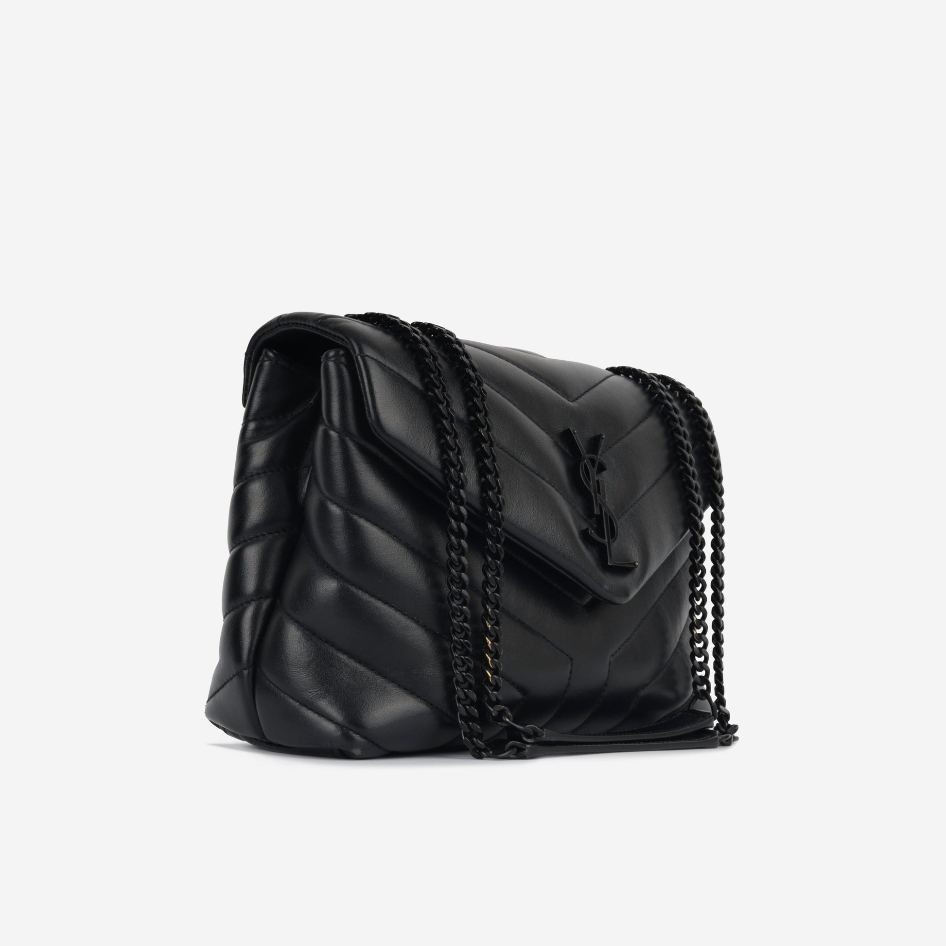 YSL Saint Laurent Lou So Crossbody Bag Black Small