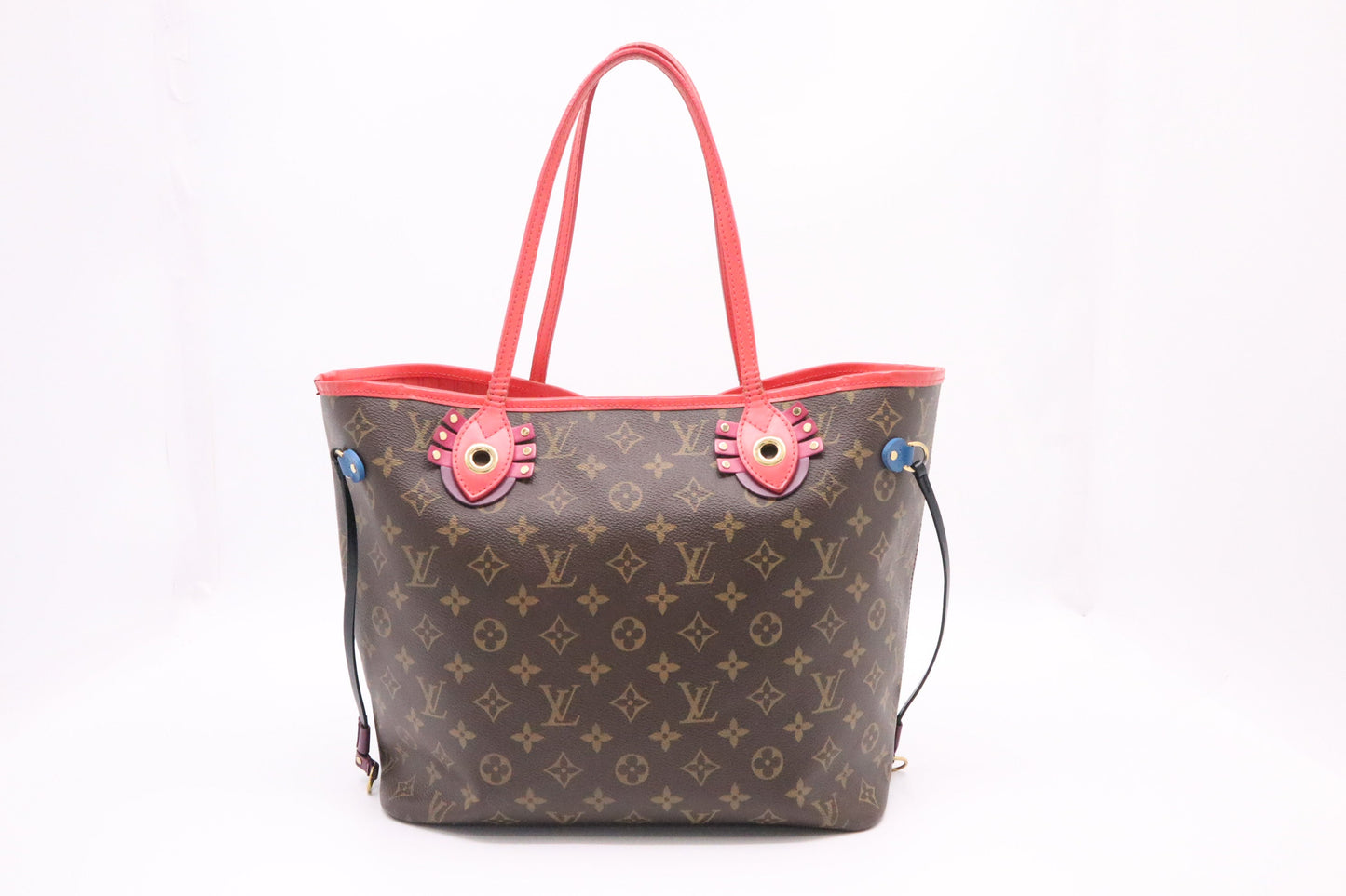Louis Vuitton Neverfull Totem MM Monogram Canvas Tote Bag