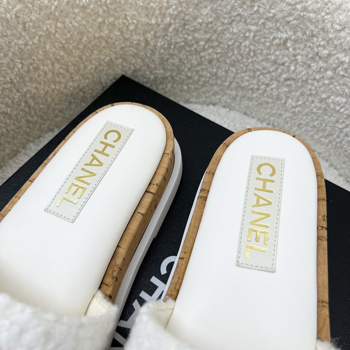 Chanel 24S Sandals in White Sz 37 (Model: G45575)