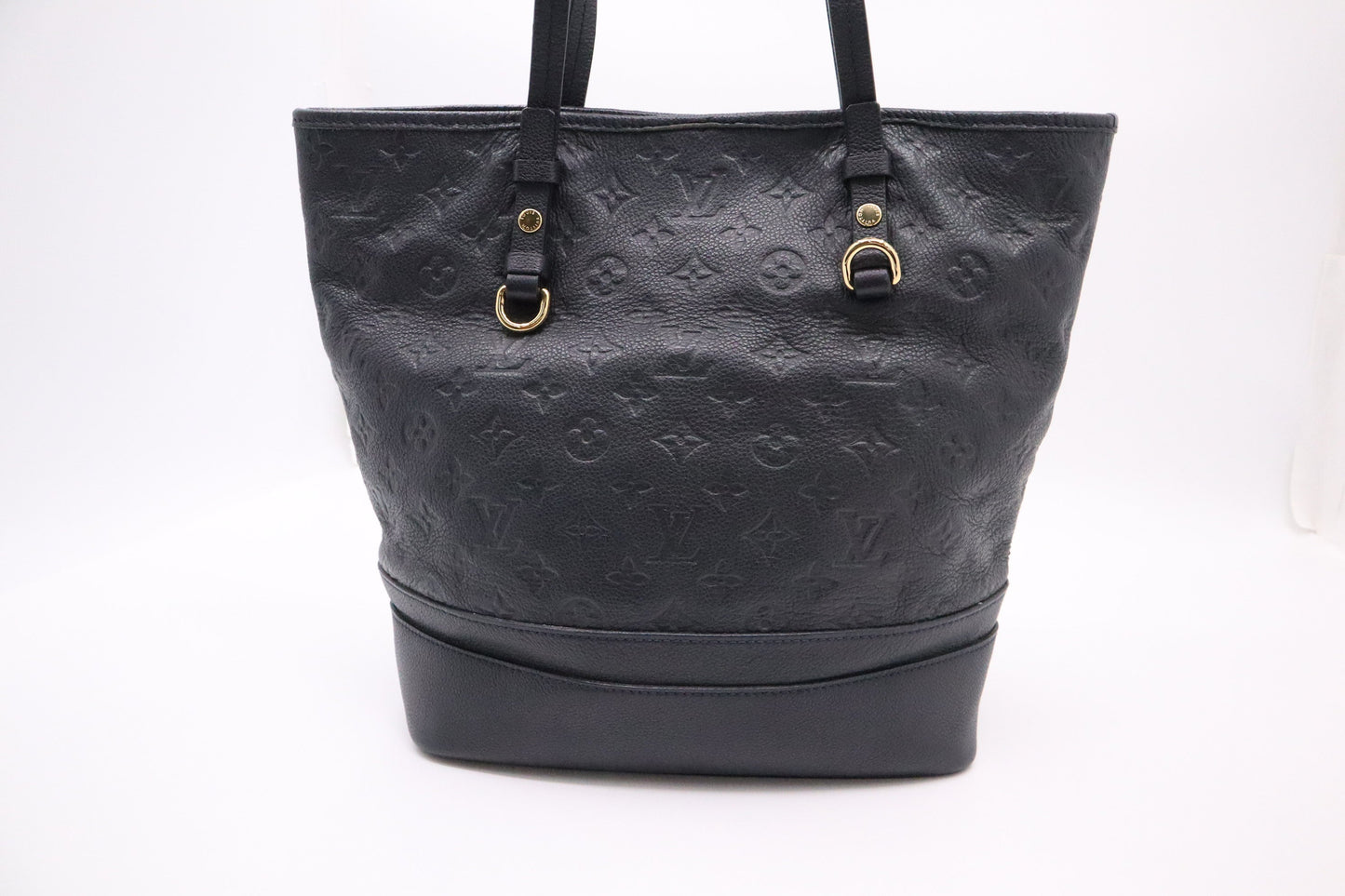 Louis Vuitton Citadine Navy Empreinte Leather Blue Handbag