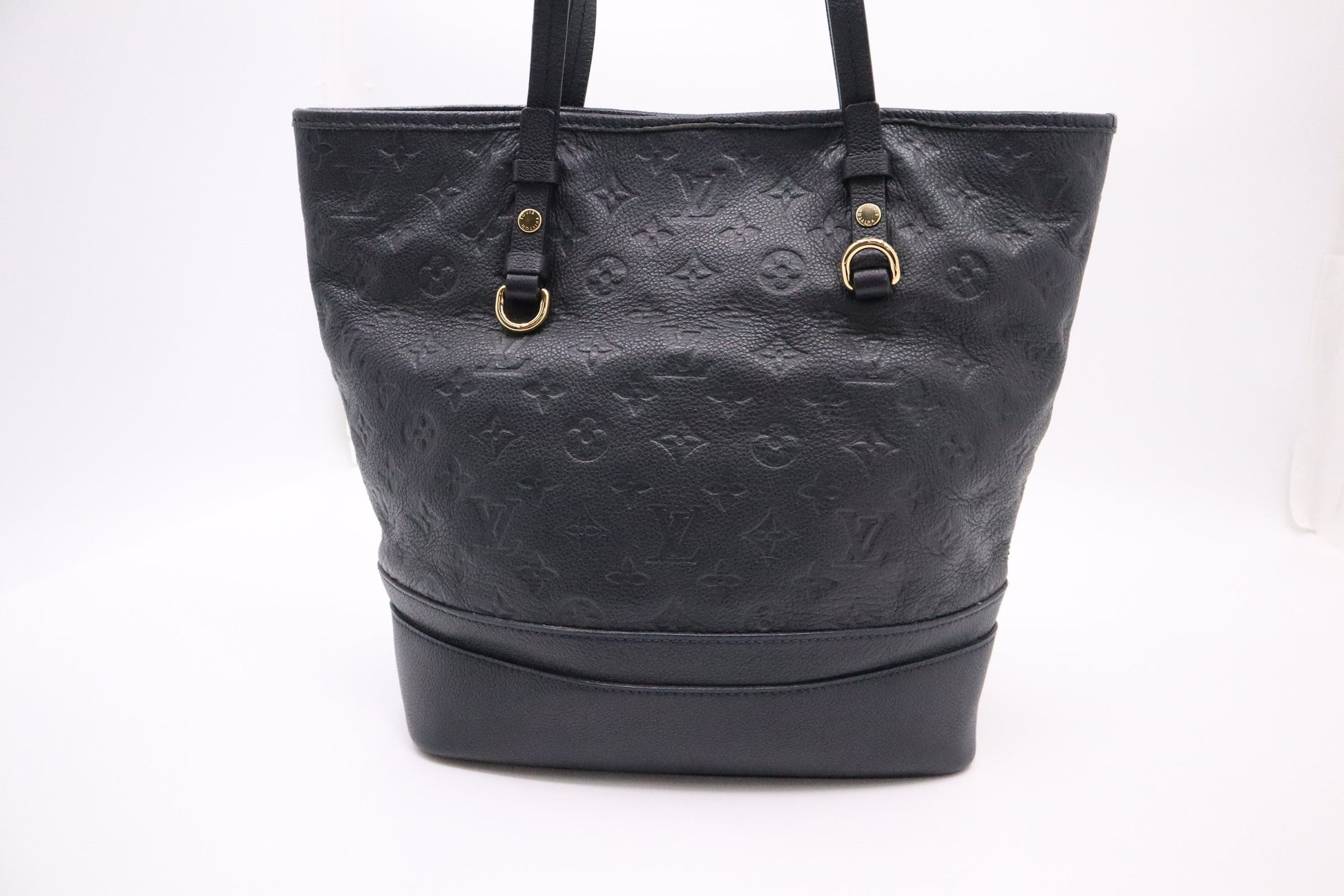 Louis Vuitton Citadine Navy Empreinte Leather Blue Handbag