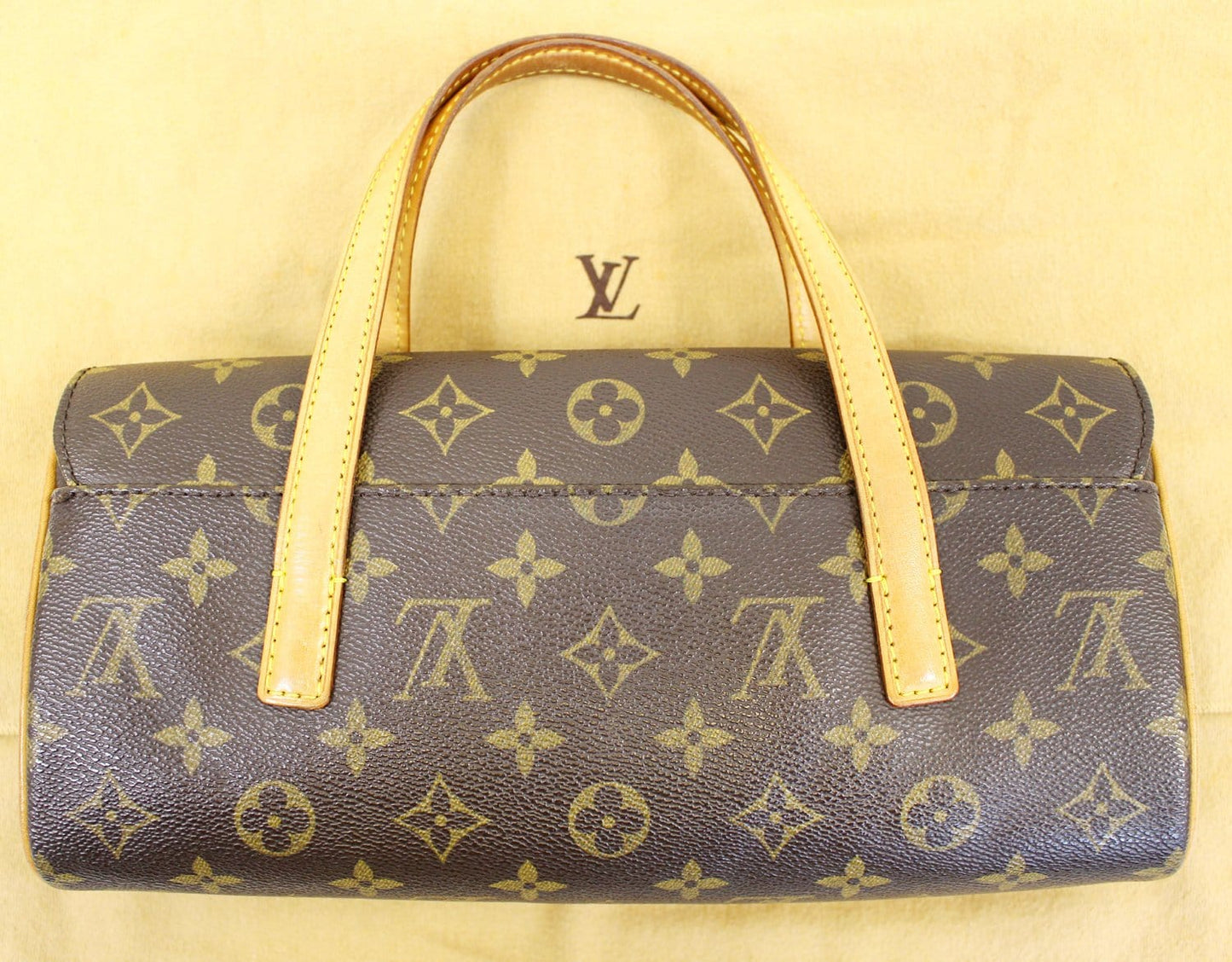 Louis Sonatine Satchel Bag Canvas Monogram Travel Bag