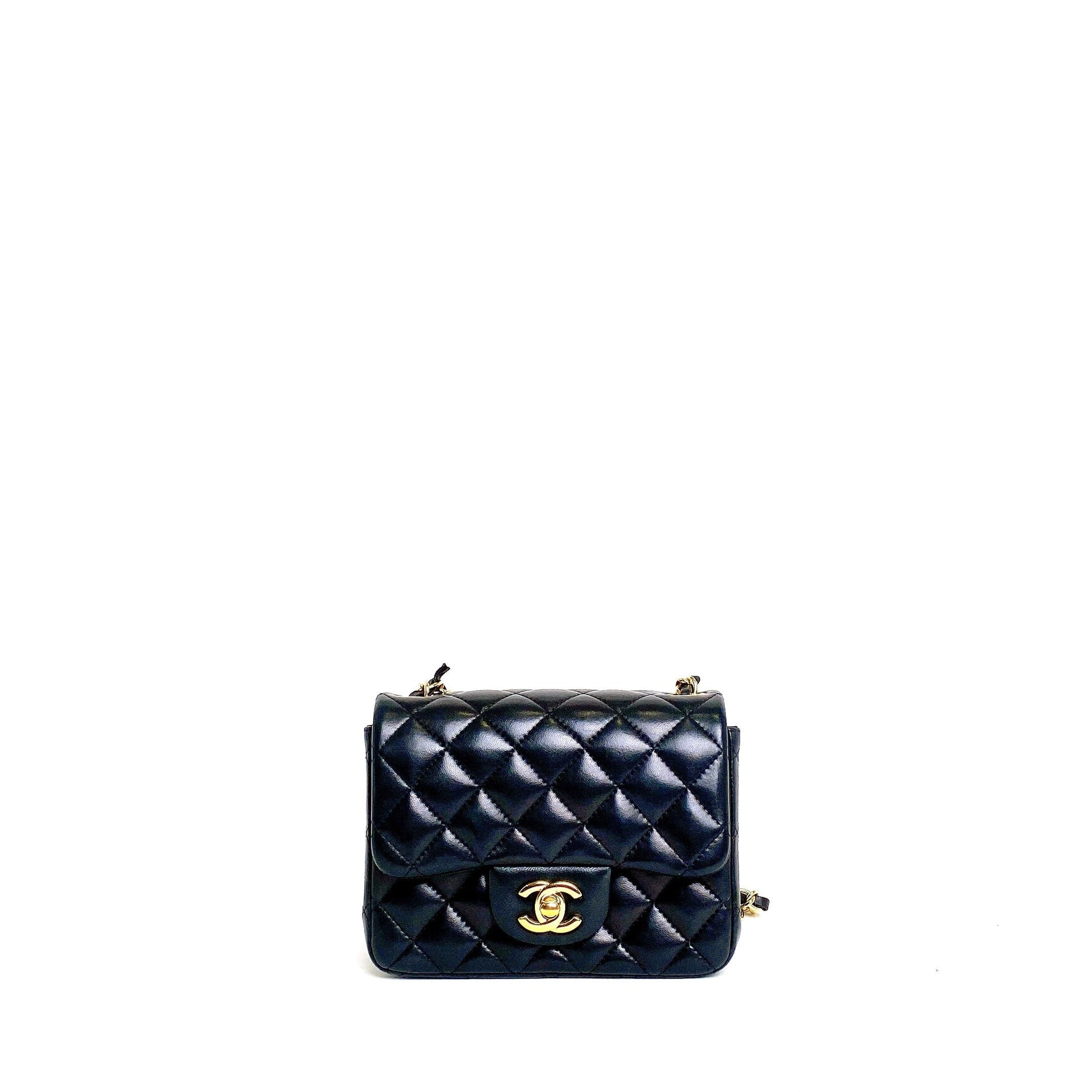 Chanel Classic Mini Square Lambskin Handbag