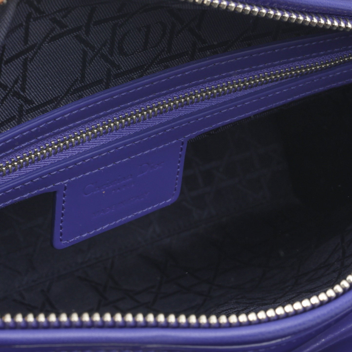Dior Christian Lady Royal Shoulder Bag Blue