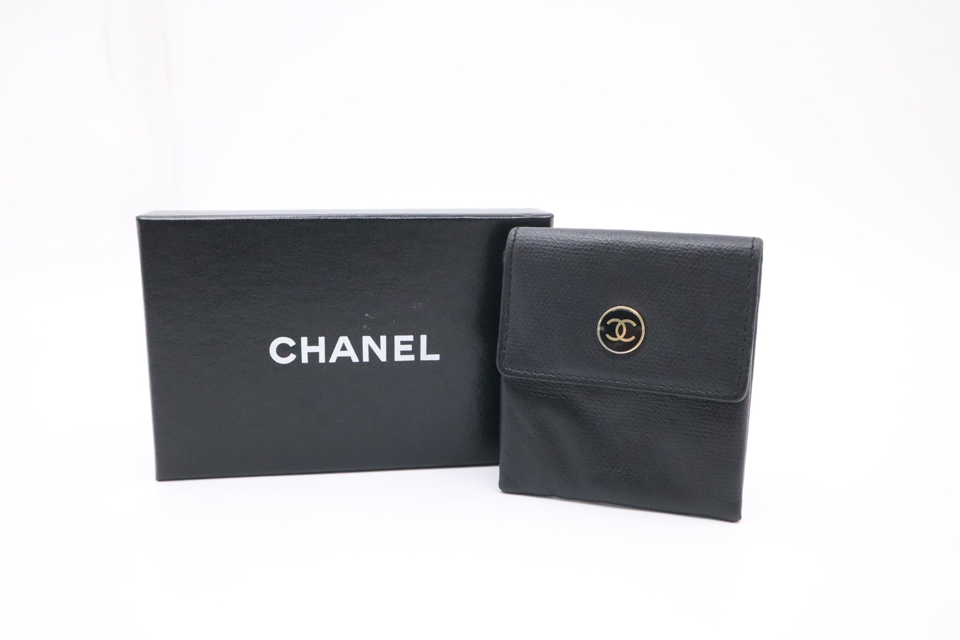 Chanel Coin Black Leather Handbag
