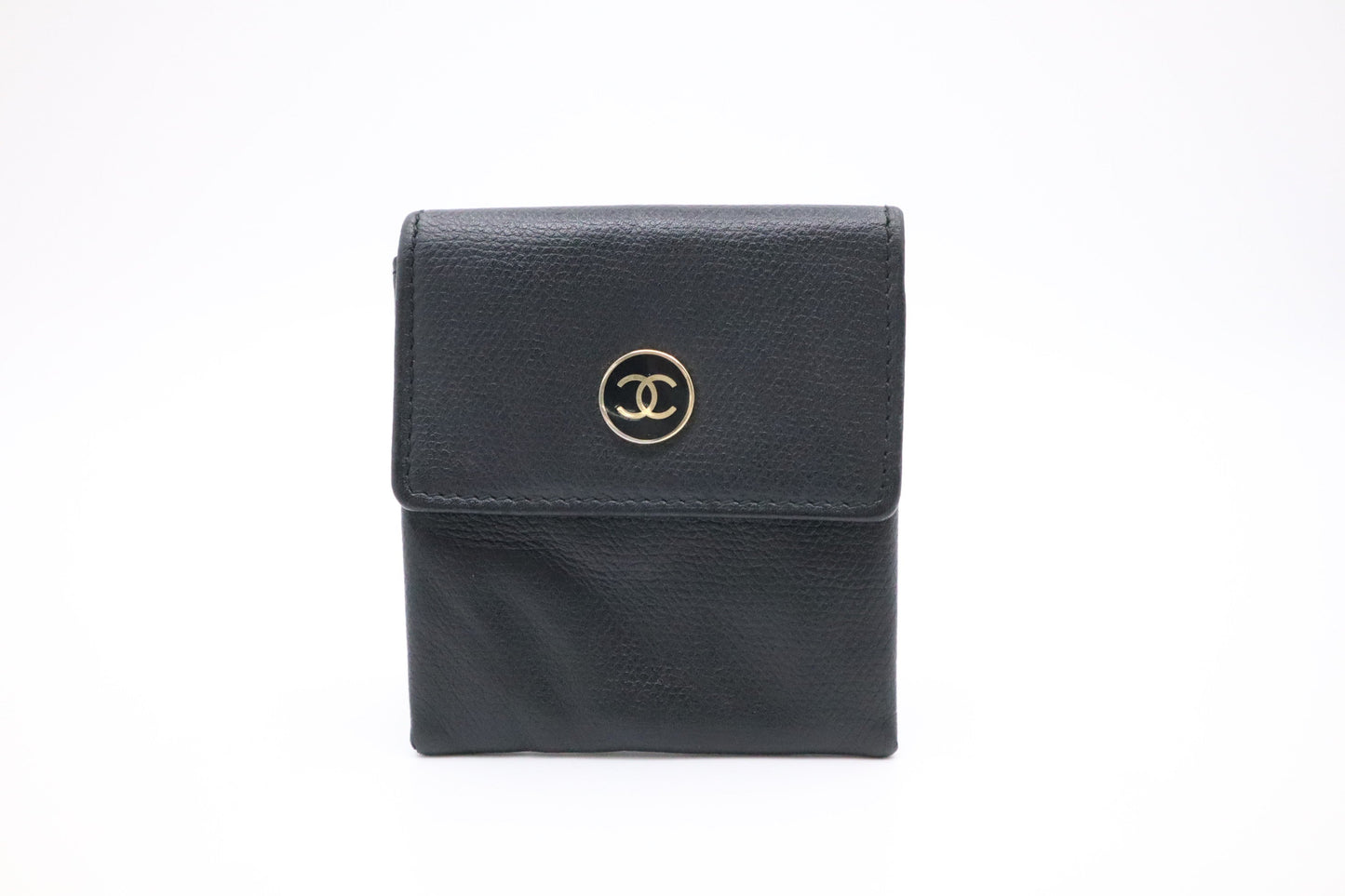 Chanel Coin Black Leather Handbag