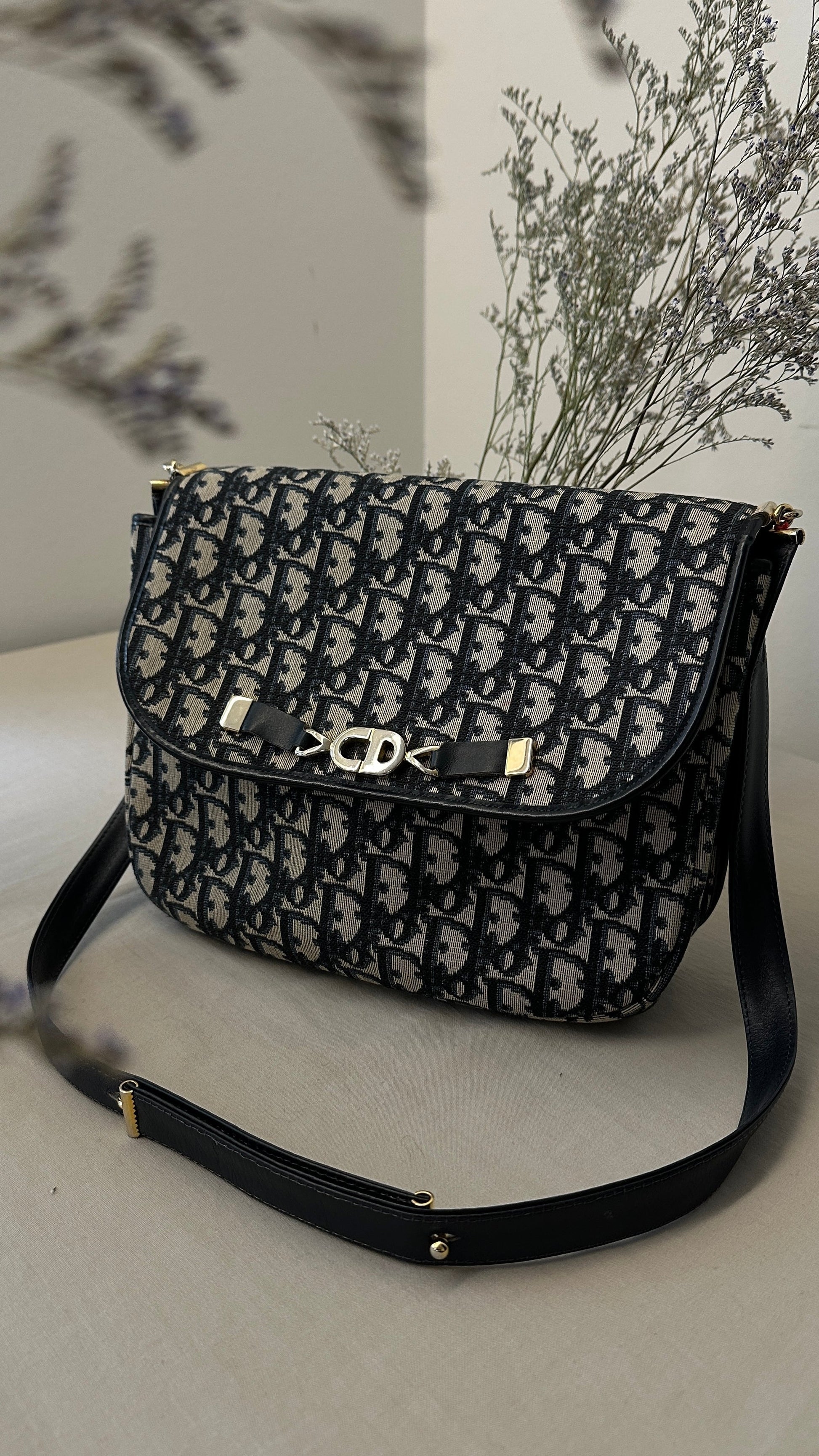 Dior Crossbody Bag Oblique Bag Blue