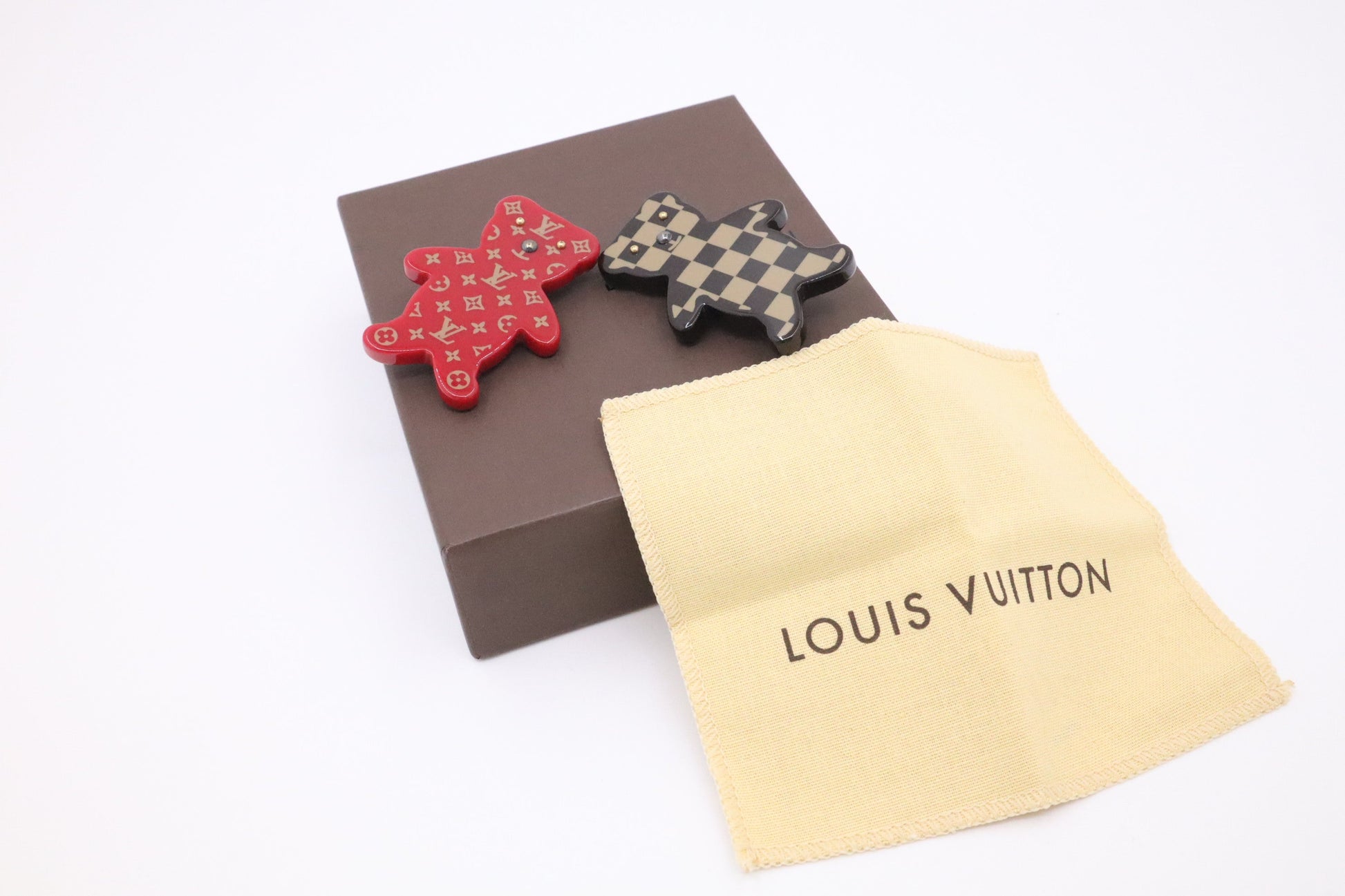 Louis Vuitton Nounours Teddy Bear Pin Brooches Handbag