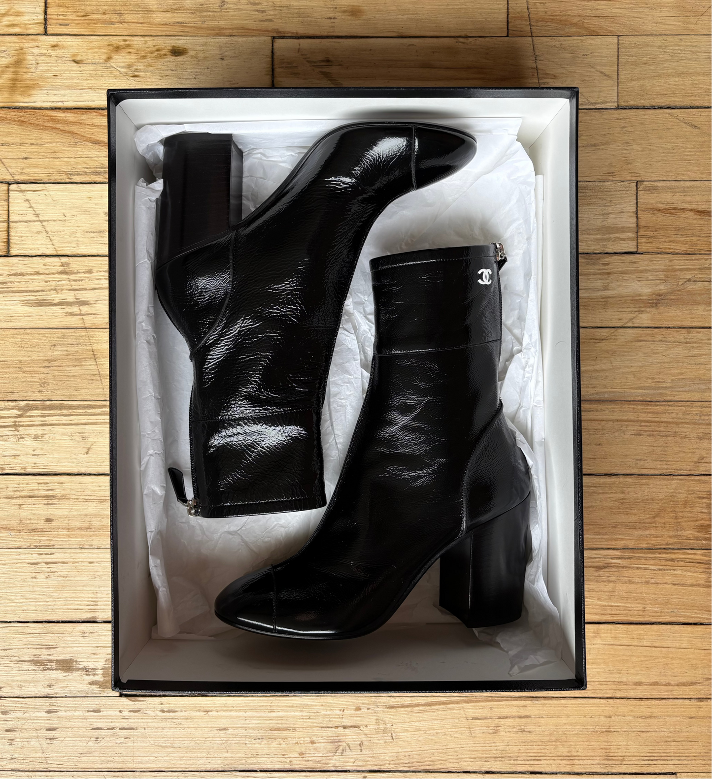 Chanel Ankle Boots Women's 39