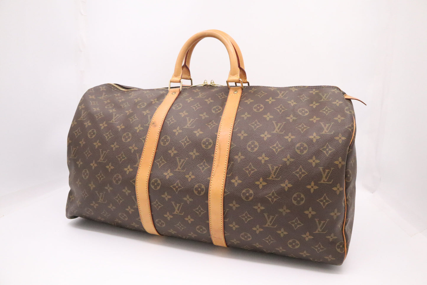 Louis Vuitton Keepall 55 Monogram Canvas Travel Bag