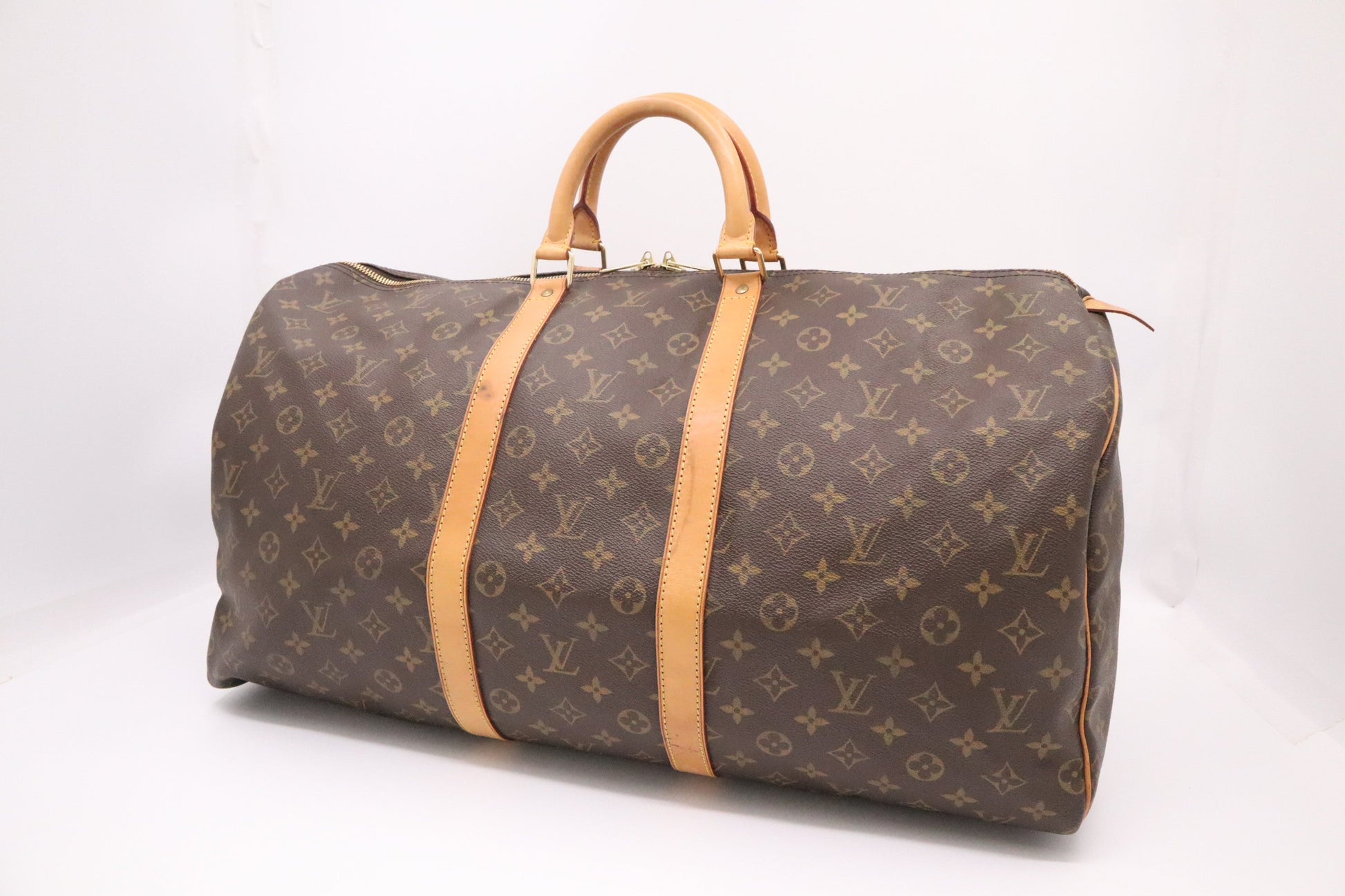 Louis Vuitton Keepall 55 Monogram Canvas Travel Bag