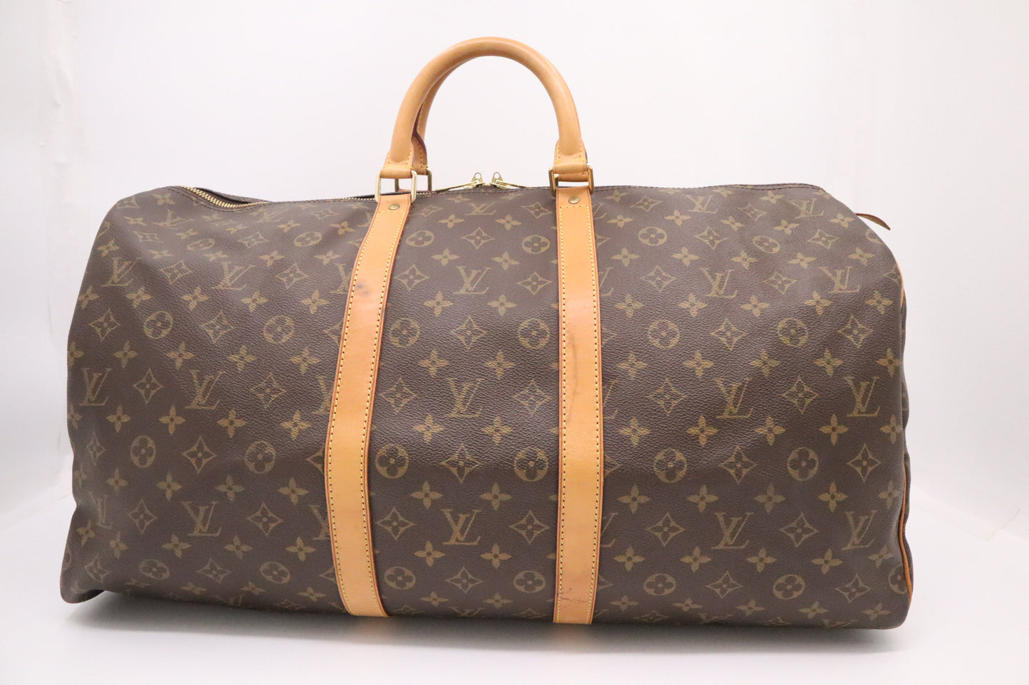 Louis Vuitton Keepall 55 Monogram Canvas Travel Bag