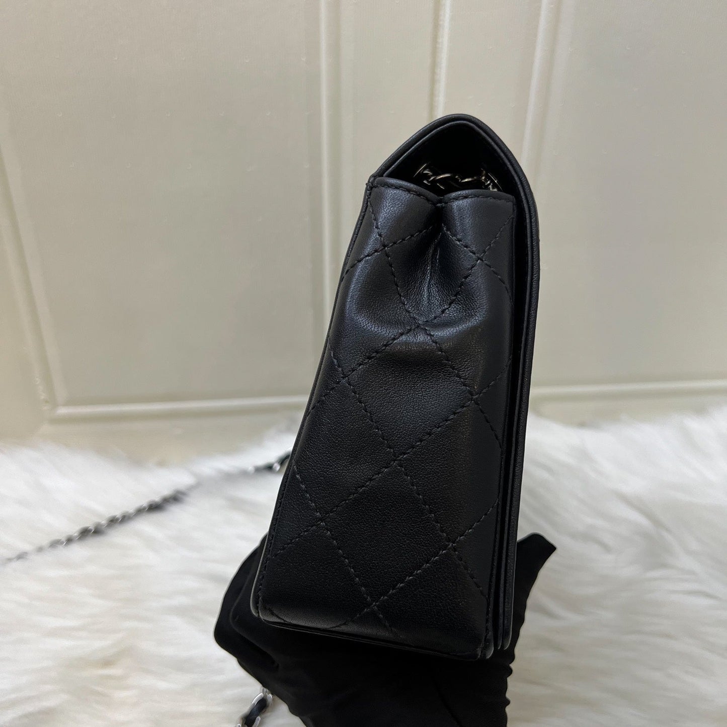 Chanel Large Mademoiselle Flap in Black Calfskin and SHW