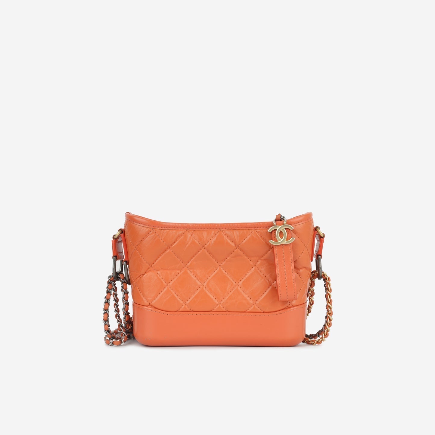 Chanel Chanel - Gabrielle Small - Orange Lambskin MHW -  