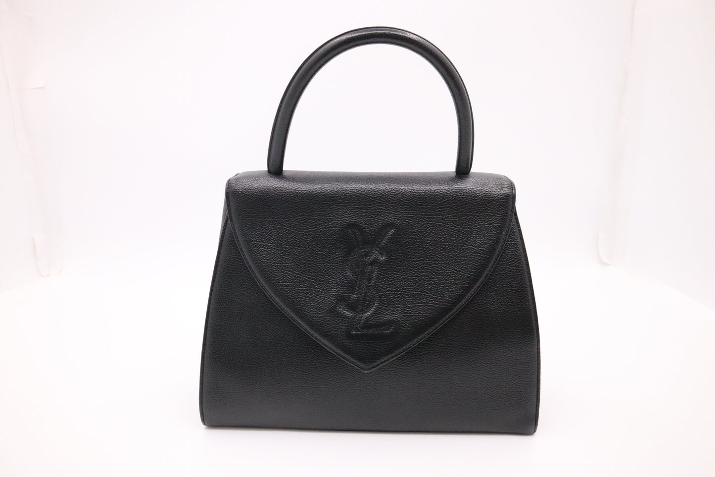 YSL Saint Laurent Handbag In Leather Black Travel Bag