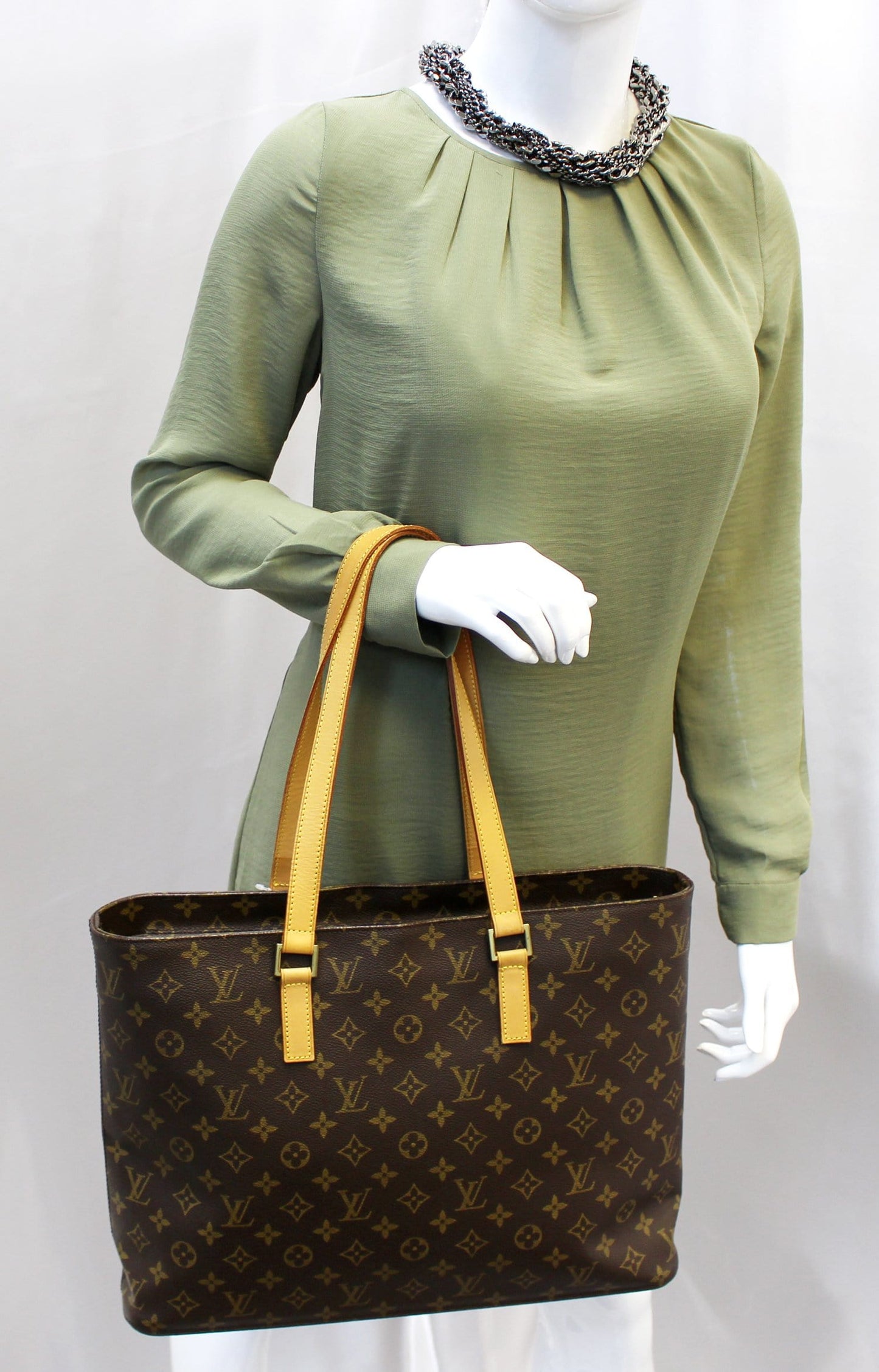 Louis Luco Tote Bag Canvas Monogram