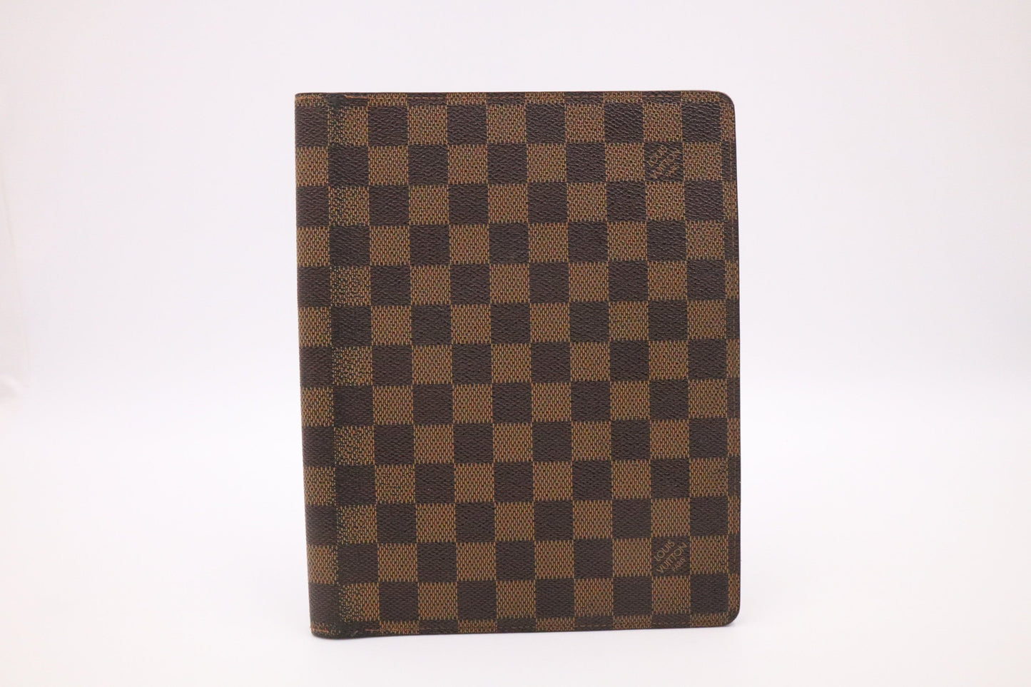 Louis Vuitton Bureau Agenda MM Ebene Damier Canvas Handbag