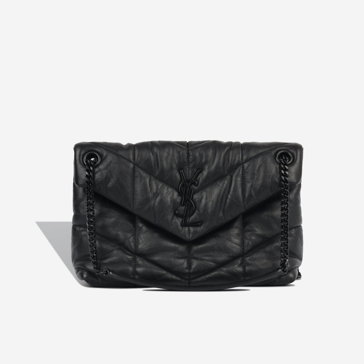 YSL Saint Laurent Lou Puffer Crossbody Bag Small