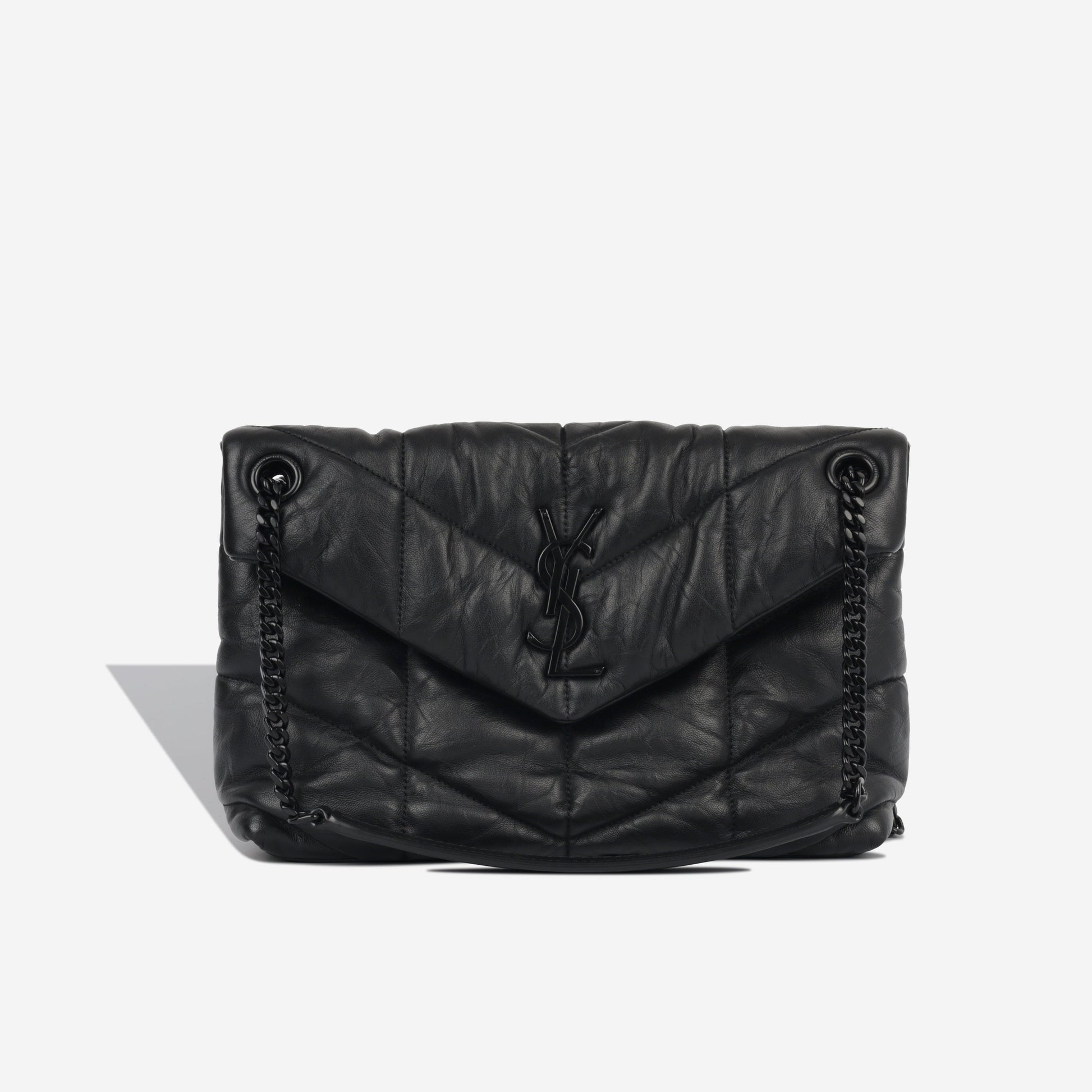 YSL Saint Laurent Lou Puffer Crossbody Bag Small