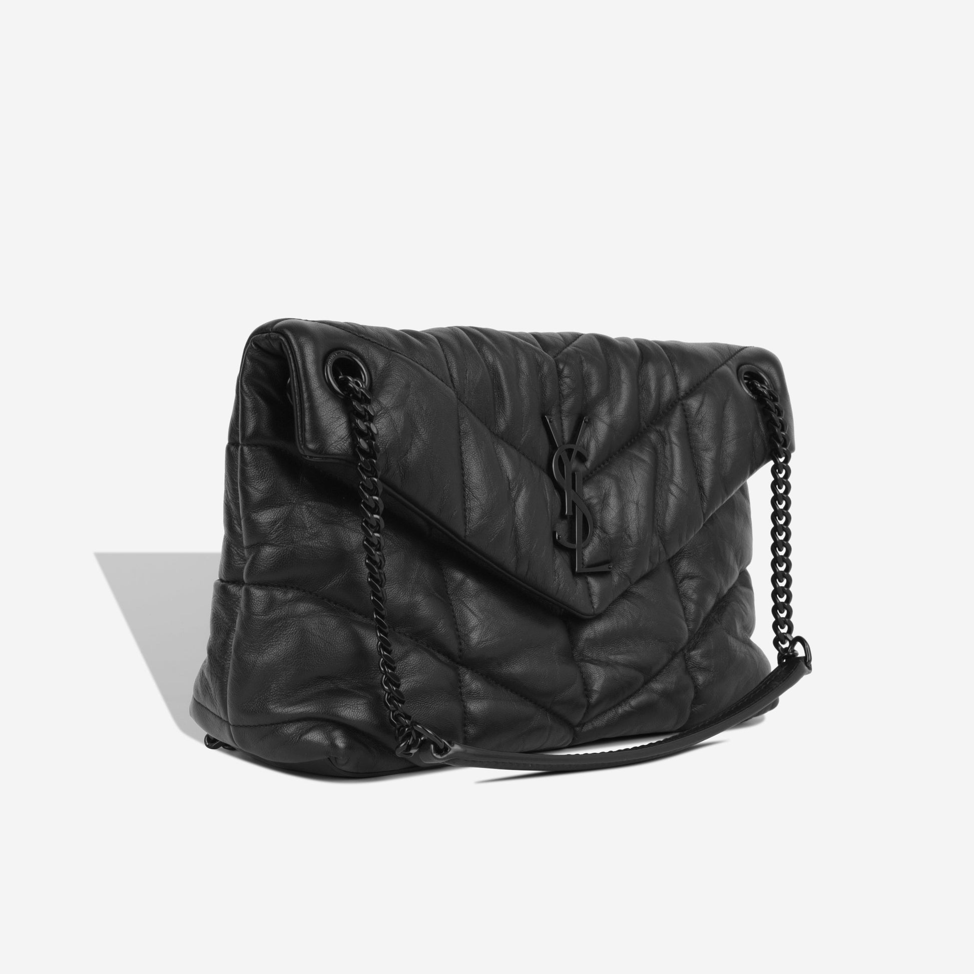 YSL Saint Laurent Lou Puffer Crossbody Bag Small