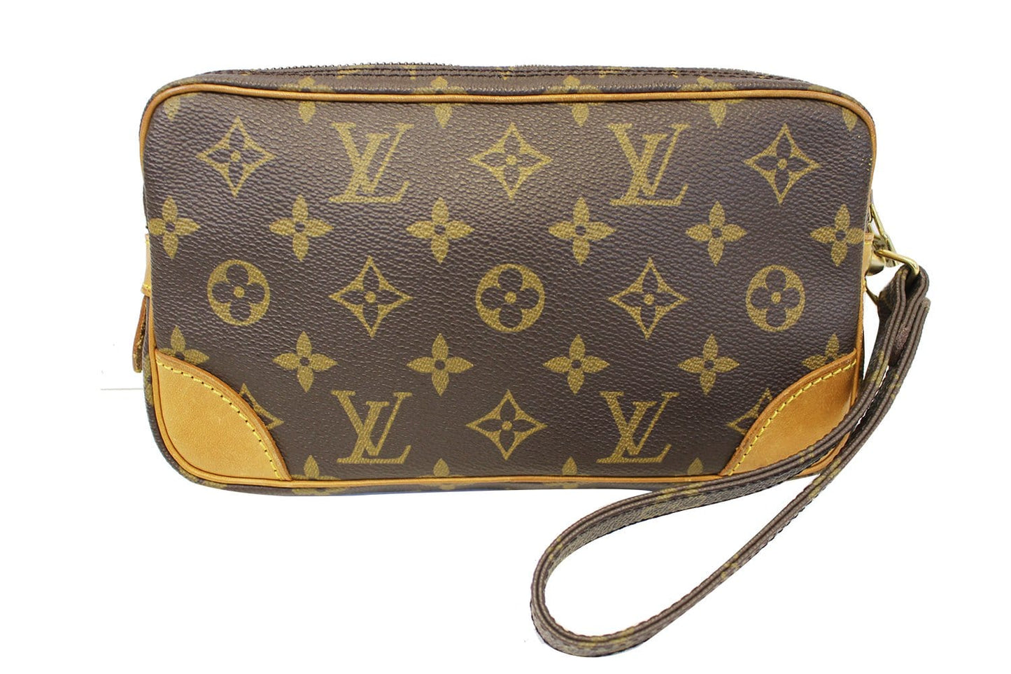 Louis Marly Dragonne Pm Clutch Bag Canvas Monogram