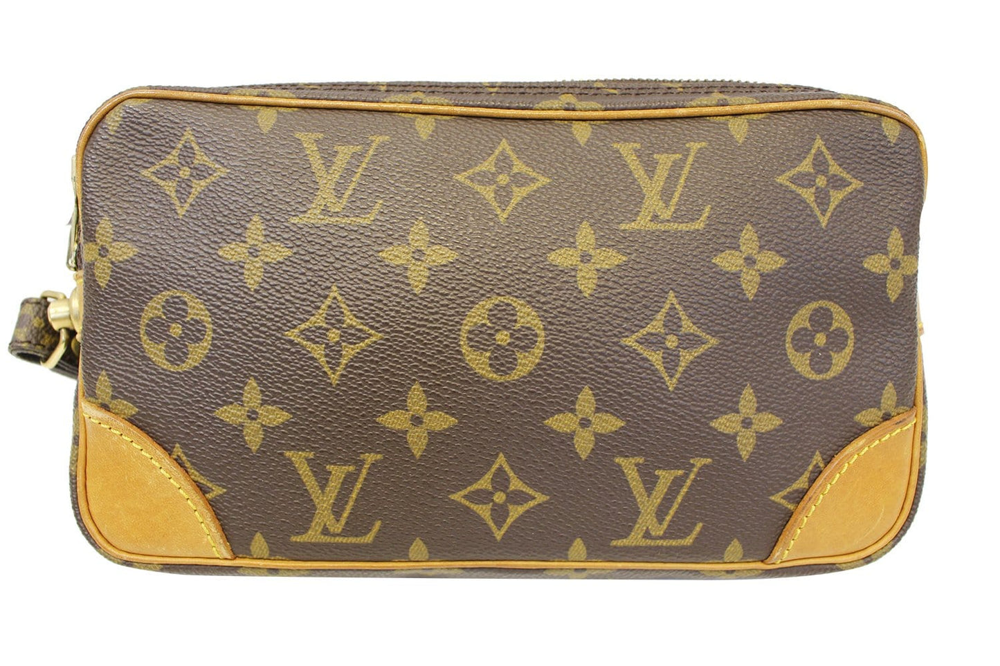 Louis Marly Dragonne Pm Clutch Bag Canvas Monogram