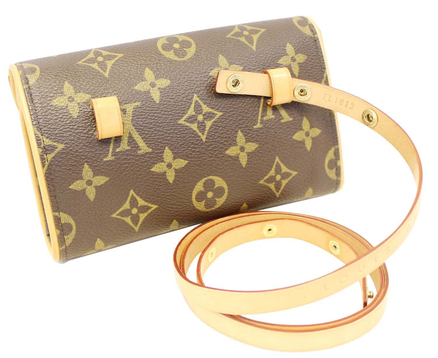 Louis Pochette Florentine Waist Bag Canvas Monogram Crossbody Bag