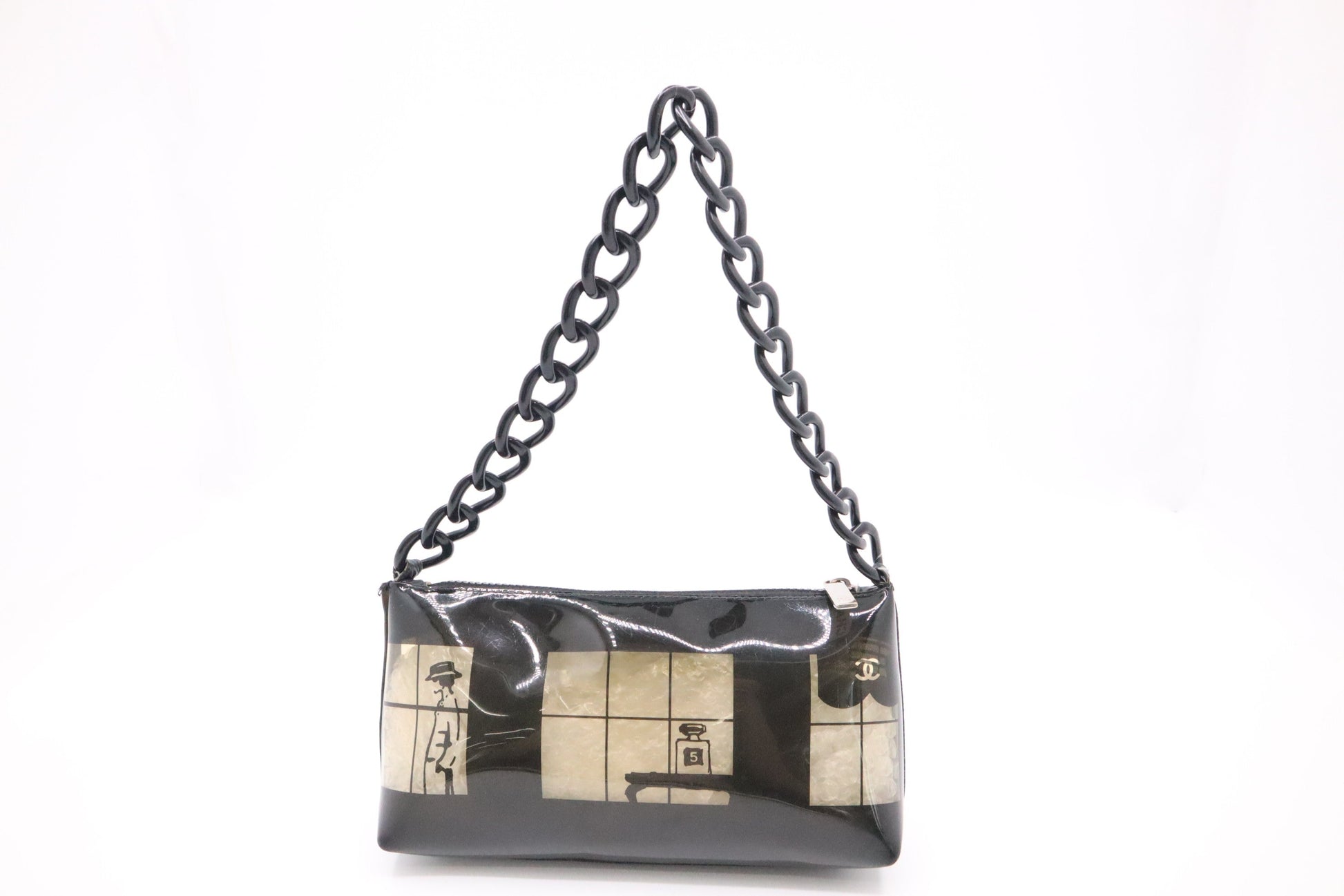 Chanel Pochette Vinyl Clutch Bag