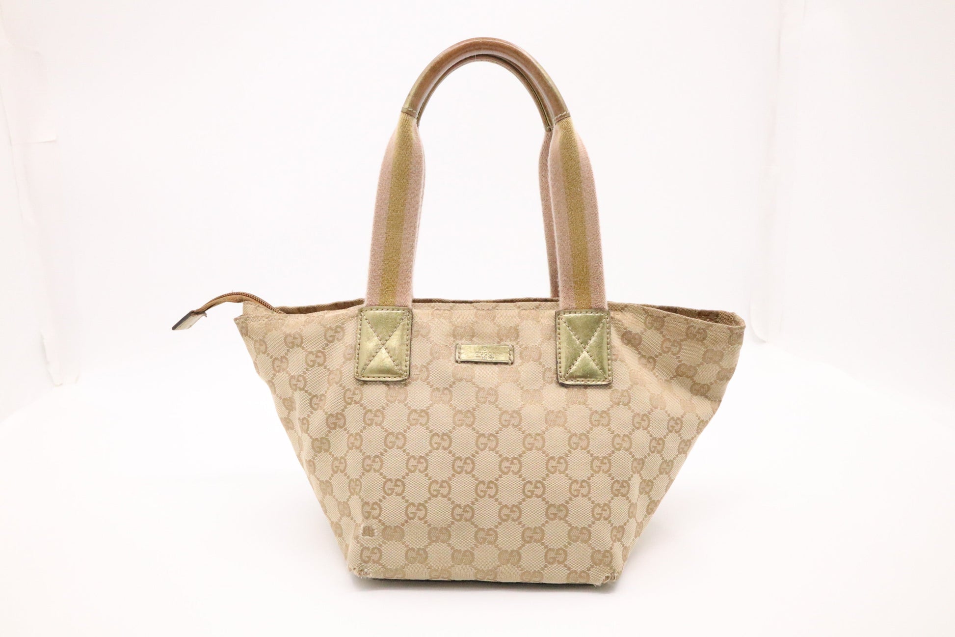 Gucci Handbag In Canvas Travel Bag